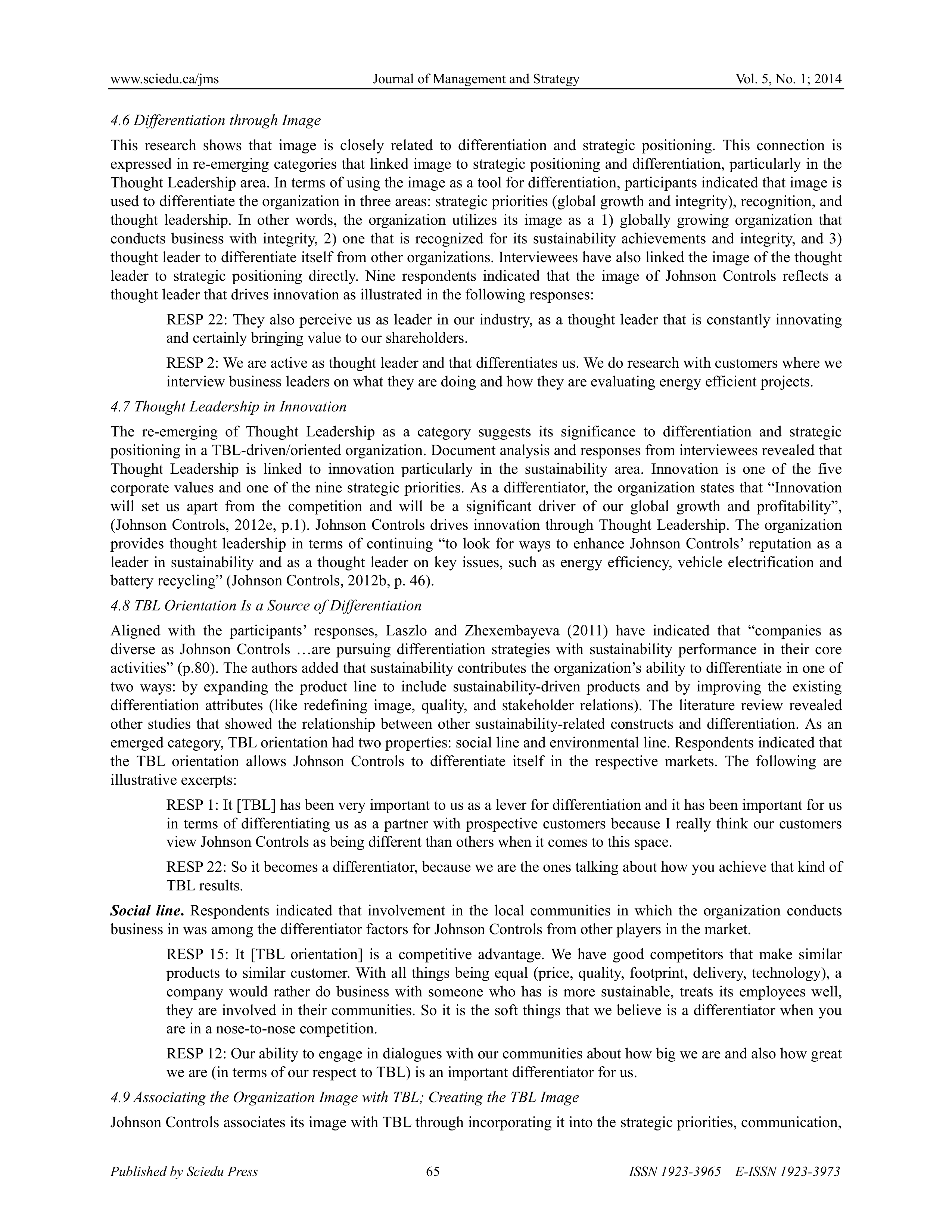 Johnson Controls Sustainability Report — page 11
