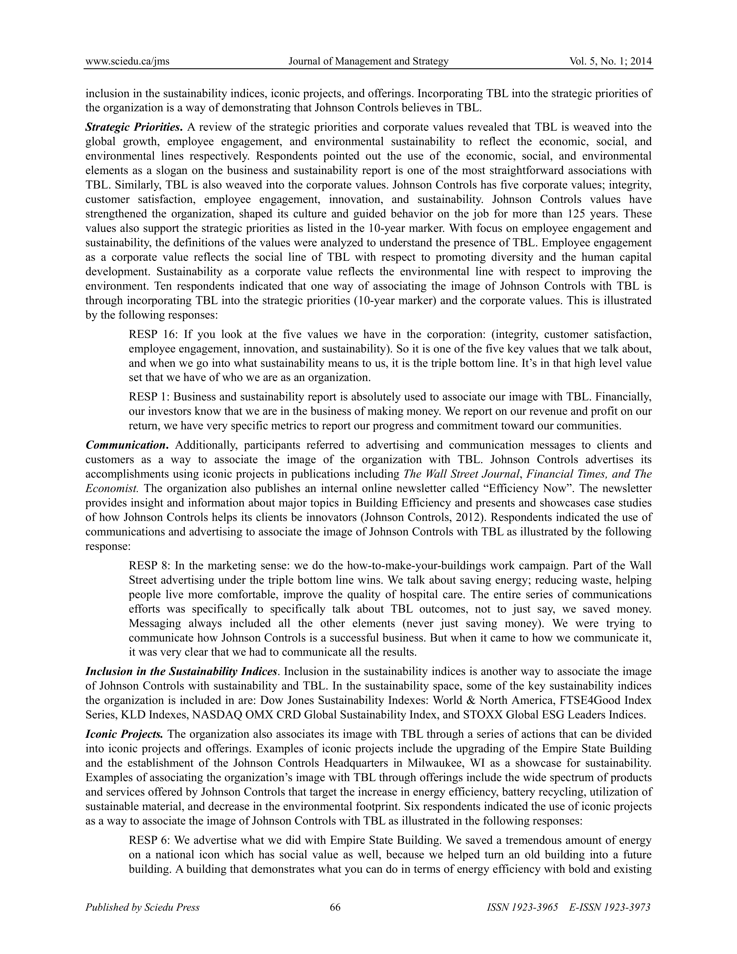 Johnson Controls Sustainability Report — page 12