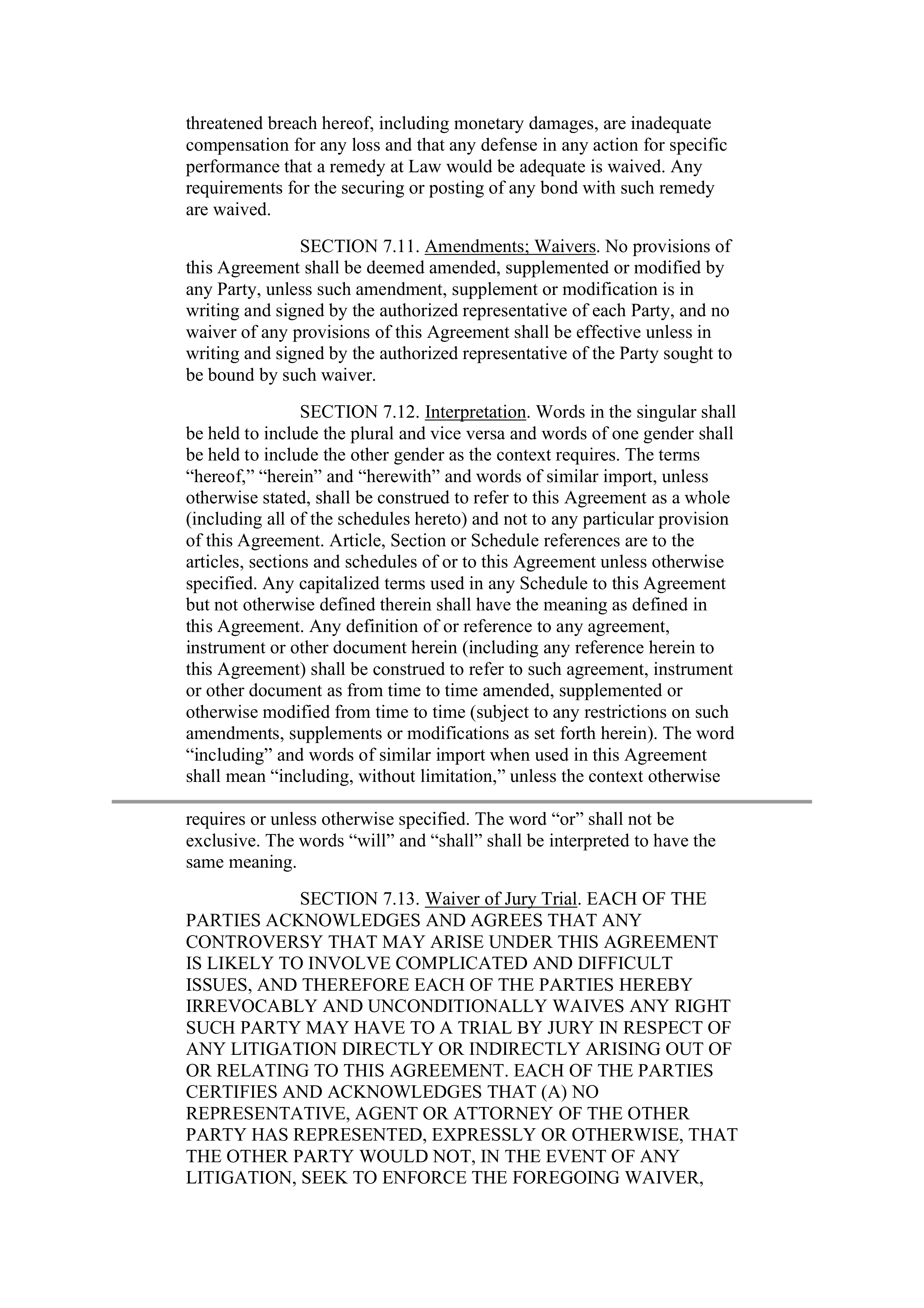 Johnson & Johnson Contract Sales and Service Agreement — page 13