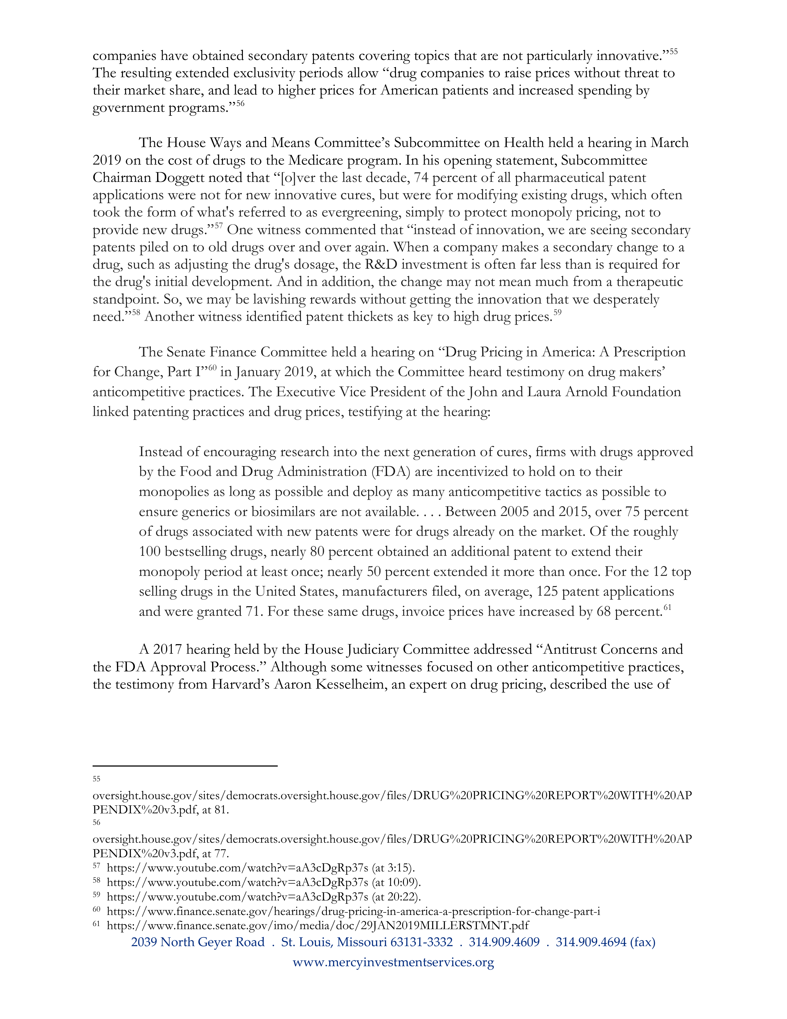 Johnson and Johnson Proposal  — page 22