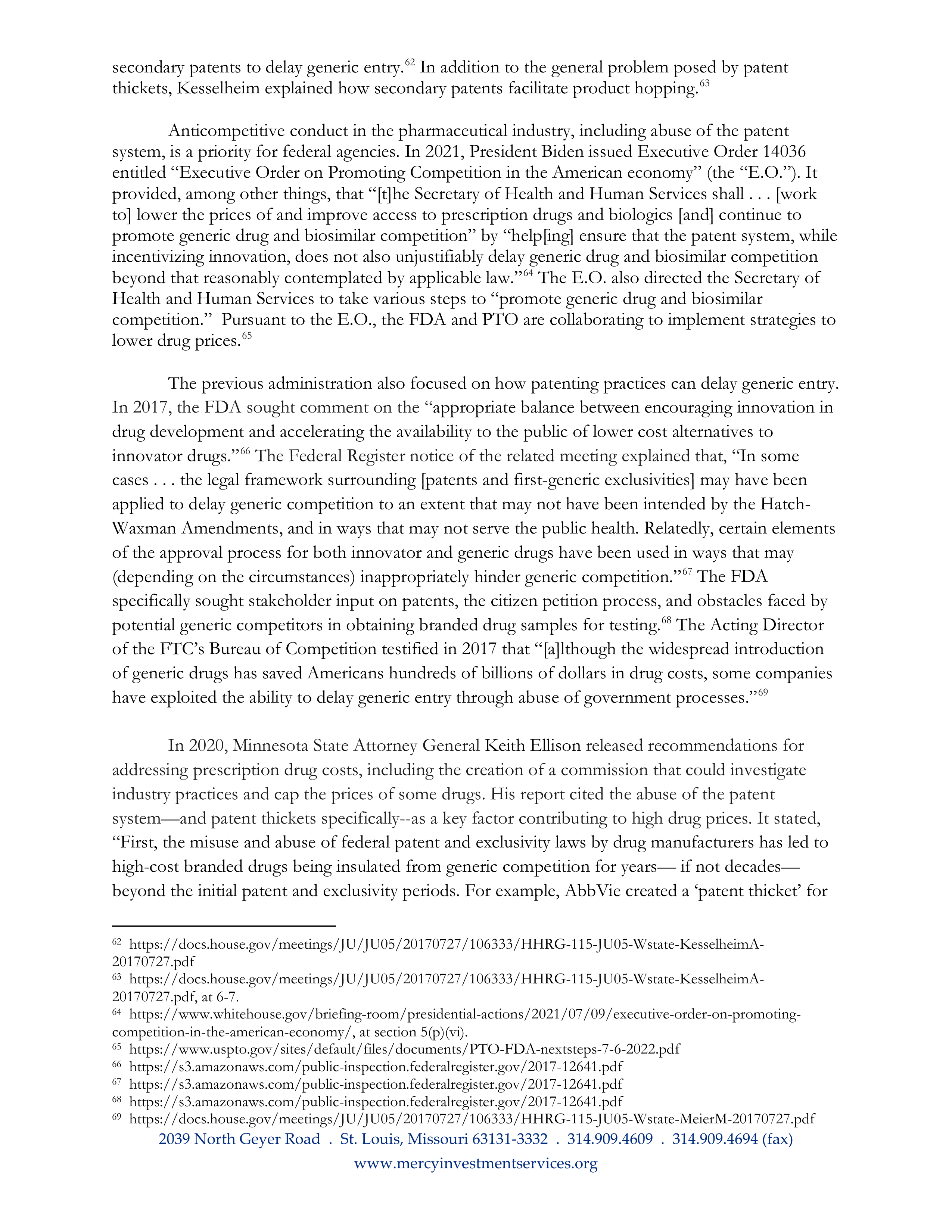 Johnson and Johnson Proposal  — page 23