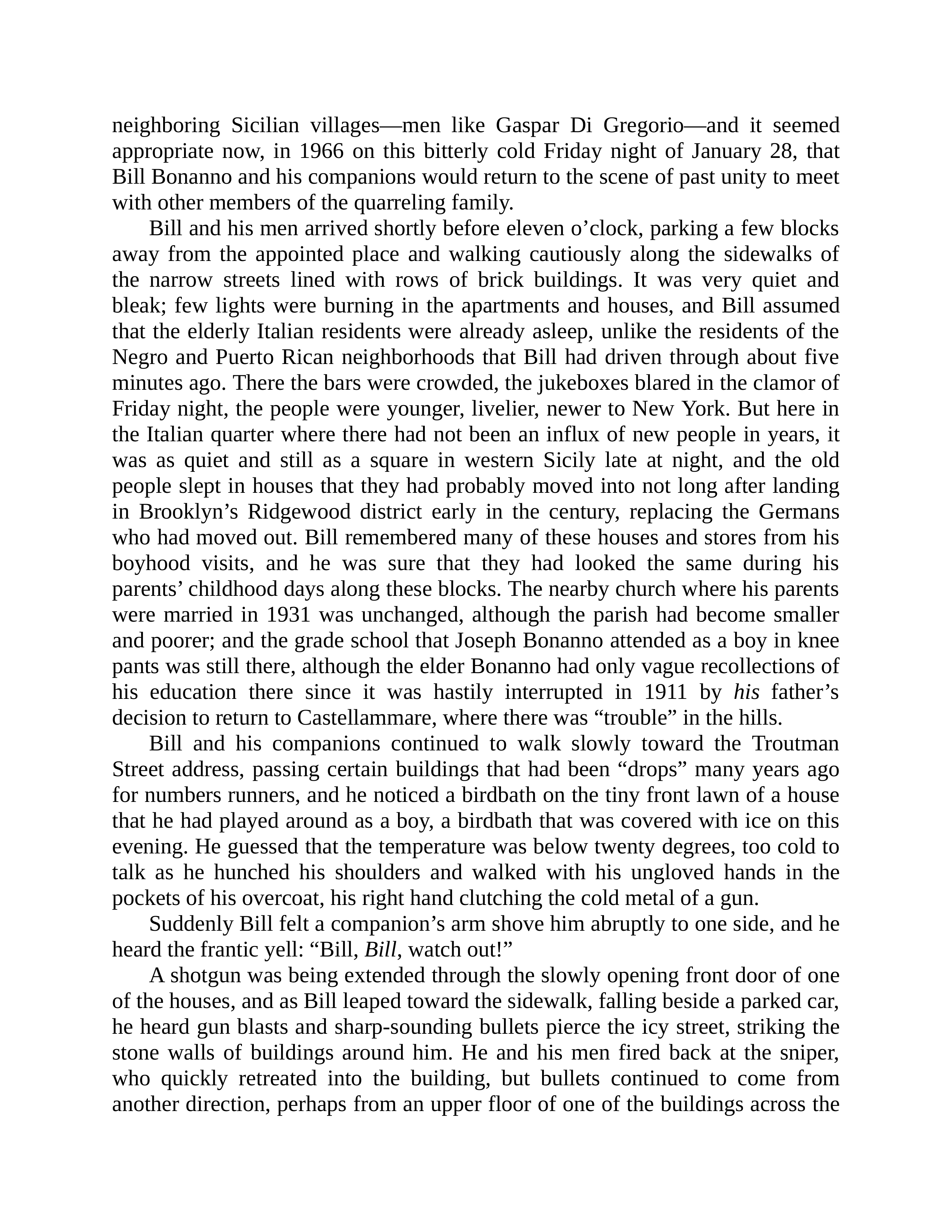 Journalist Gay Talese Honor Thy Father Biography — page 132