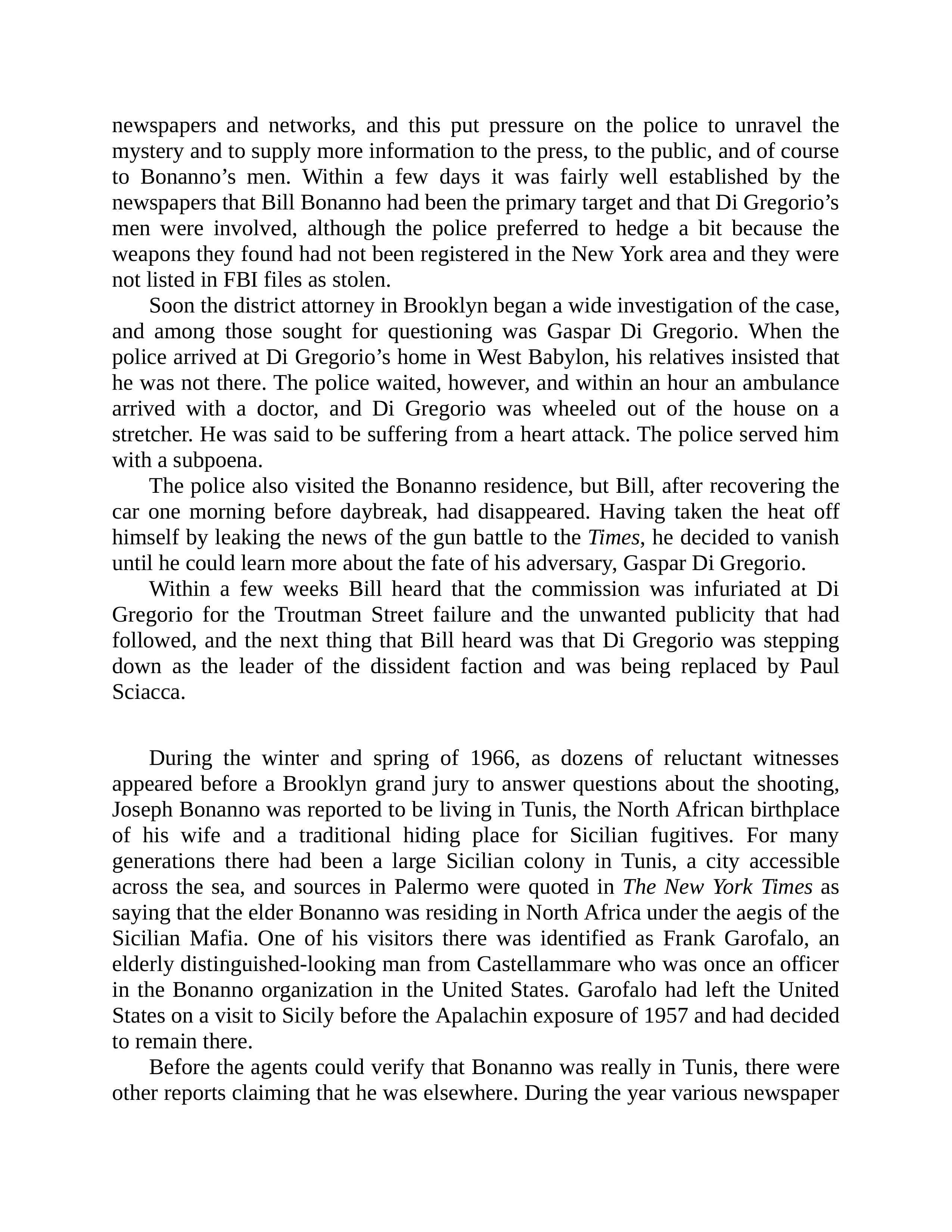 Journalist Gay Talese Honor Thy Father Biography — page 138