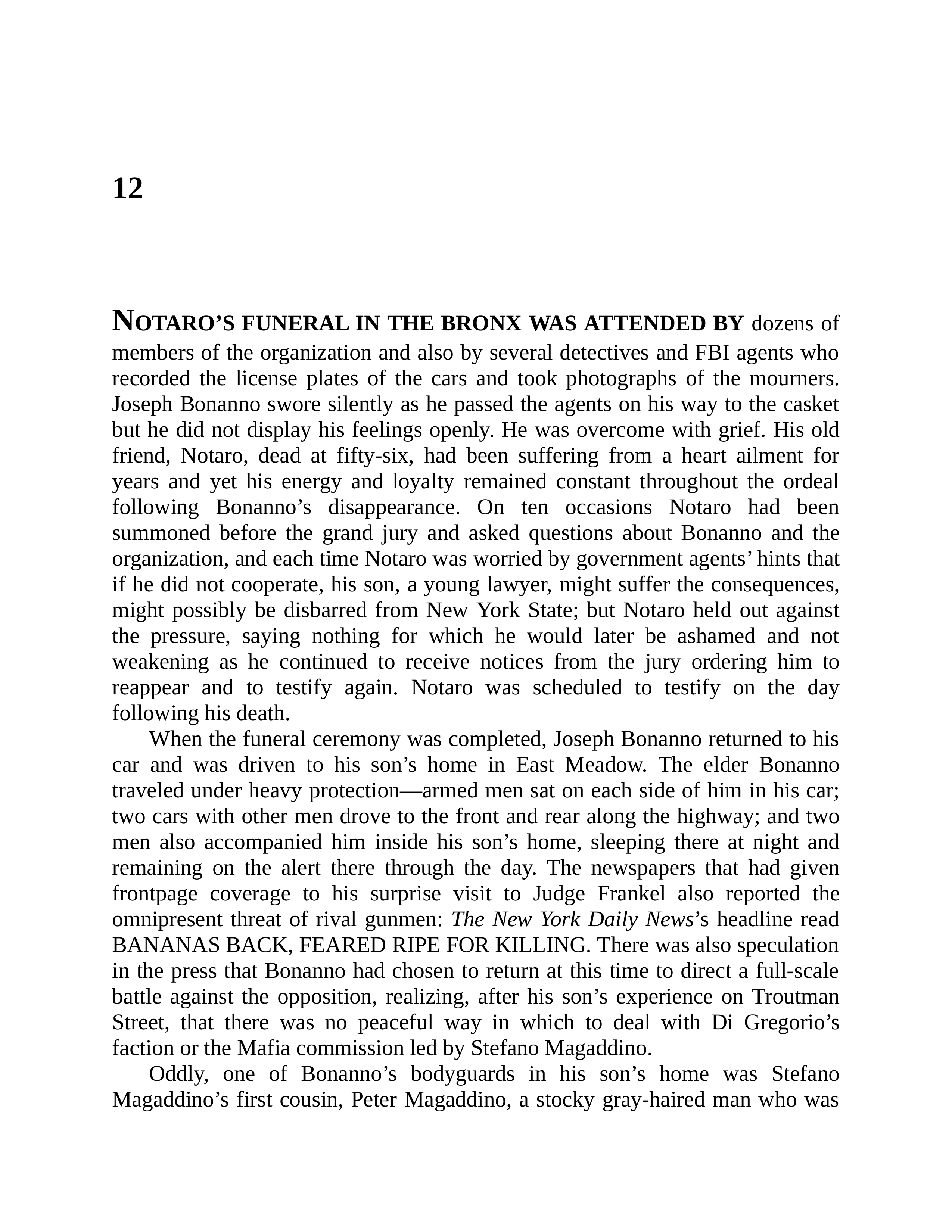 Journalist Gay Talese Honor Thy Father Biography — page 154