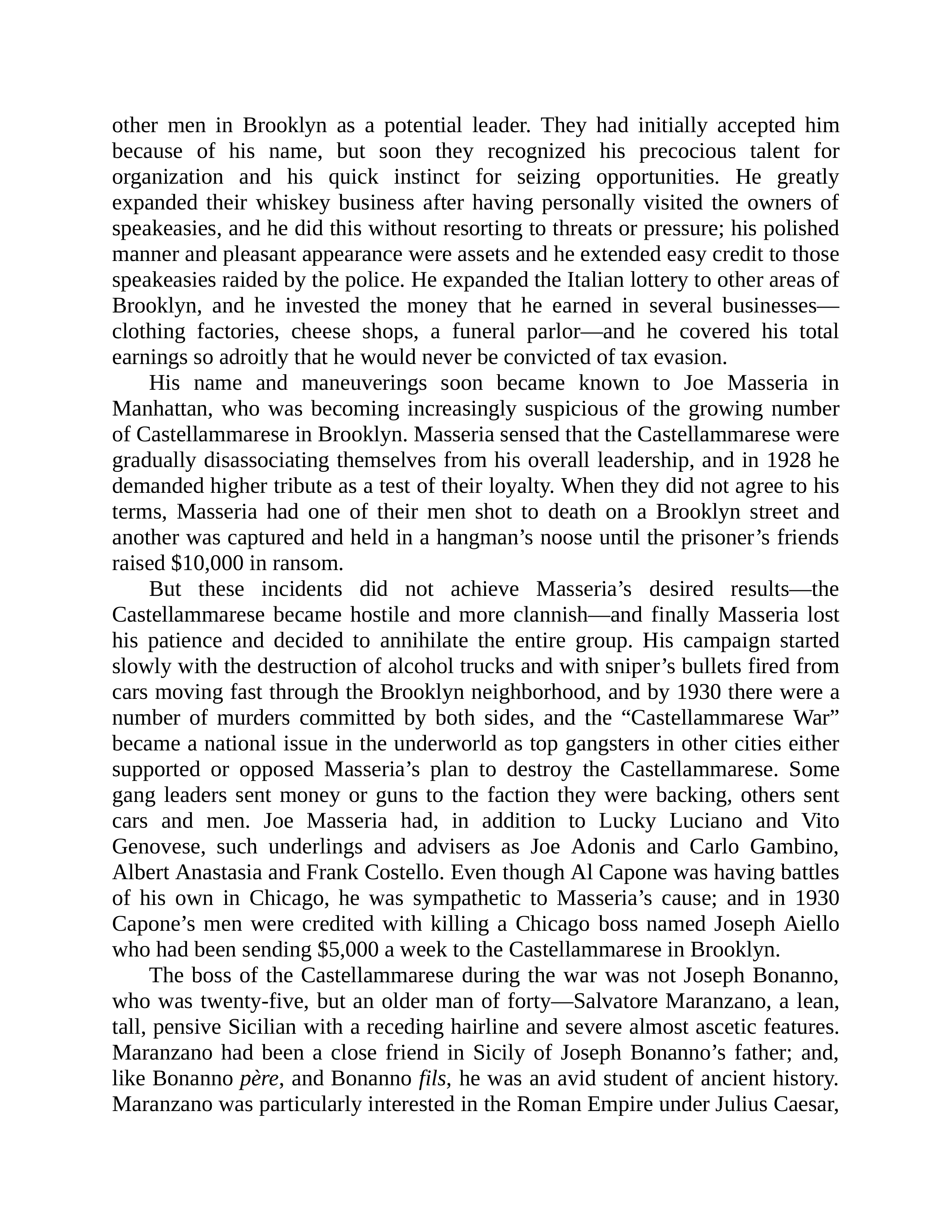 Journalist Gay Talese Honor Thy Father Biography — page 168