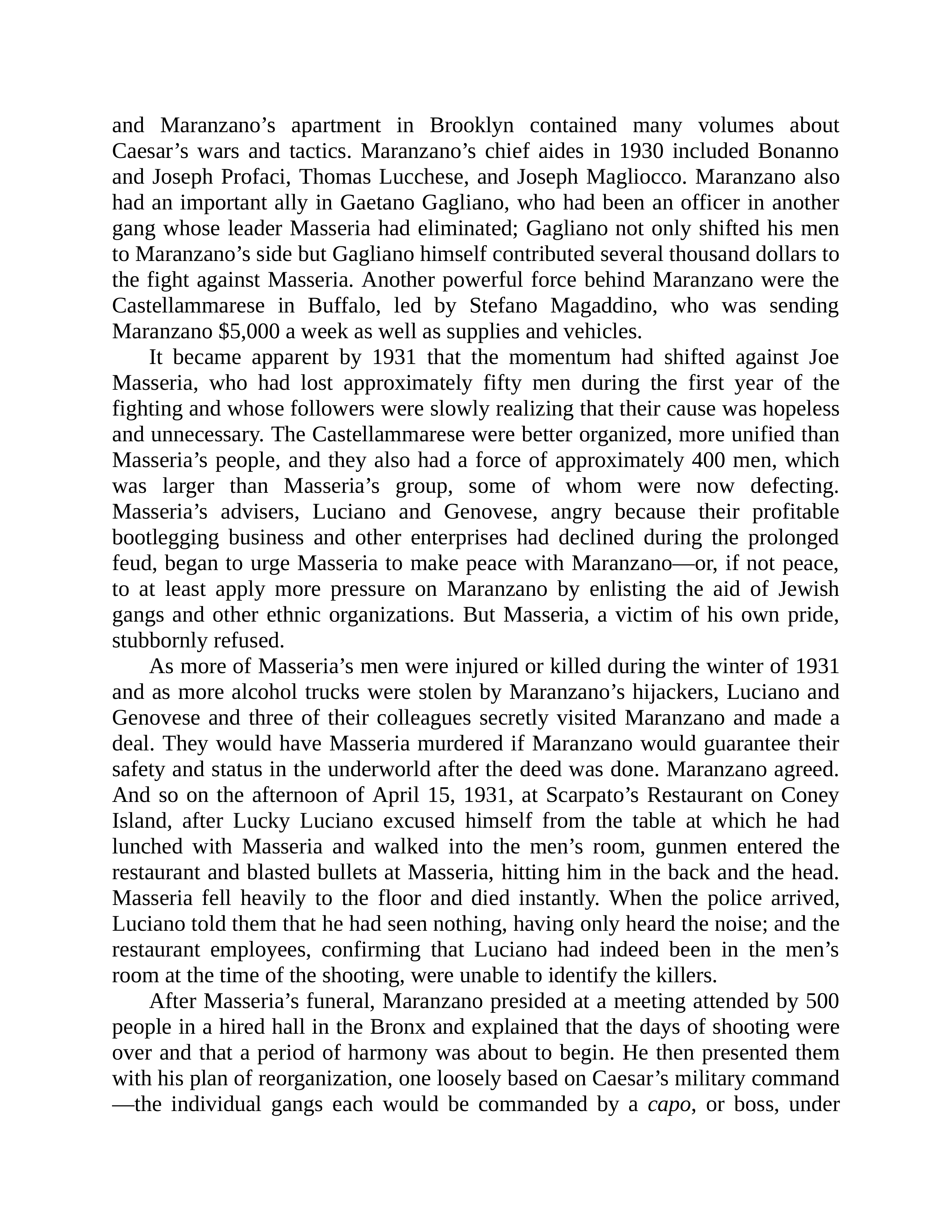 Journalist Gay Talese Honor Thy Father Biography — page 169