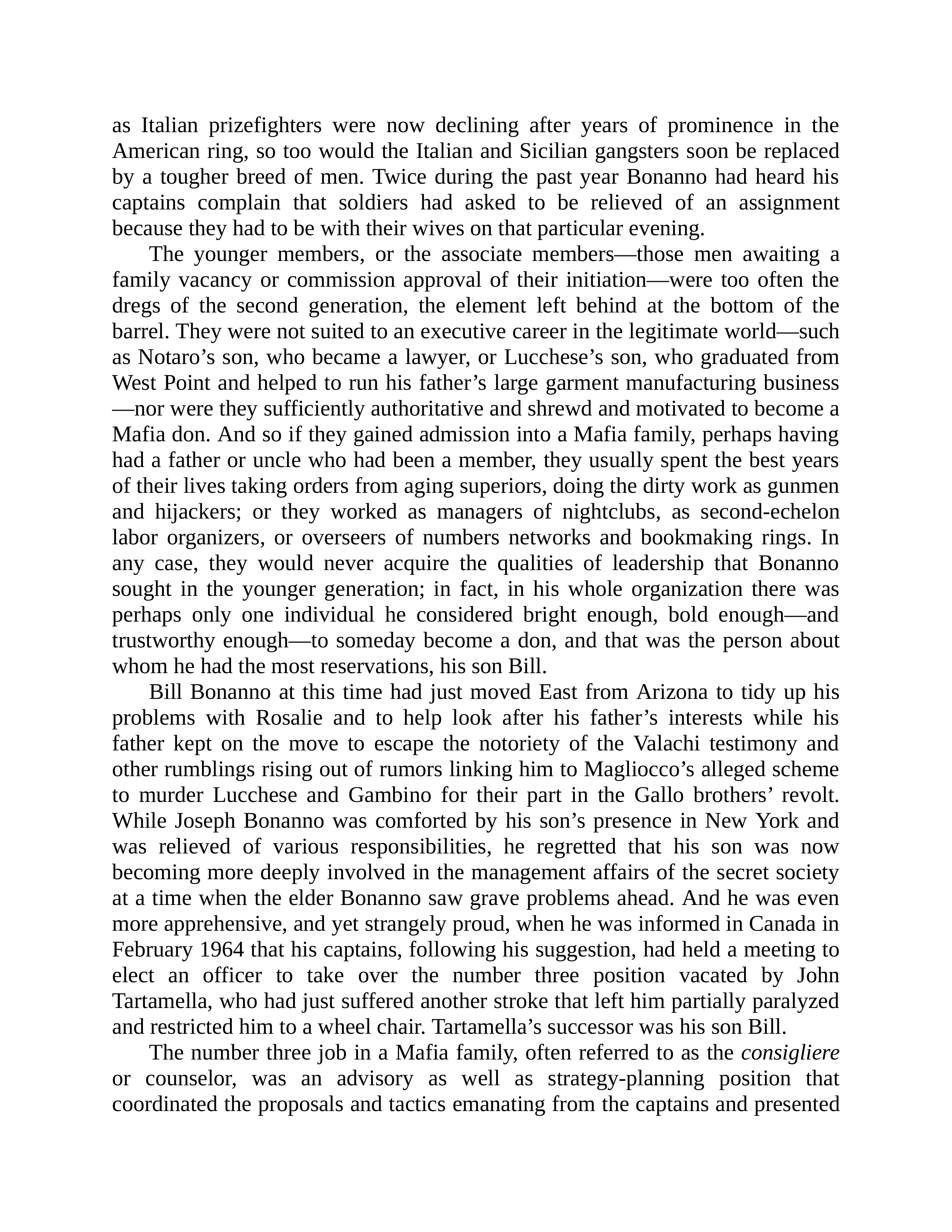 Journalist Gay Talese Honor Thy Father Biography — page 182