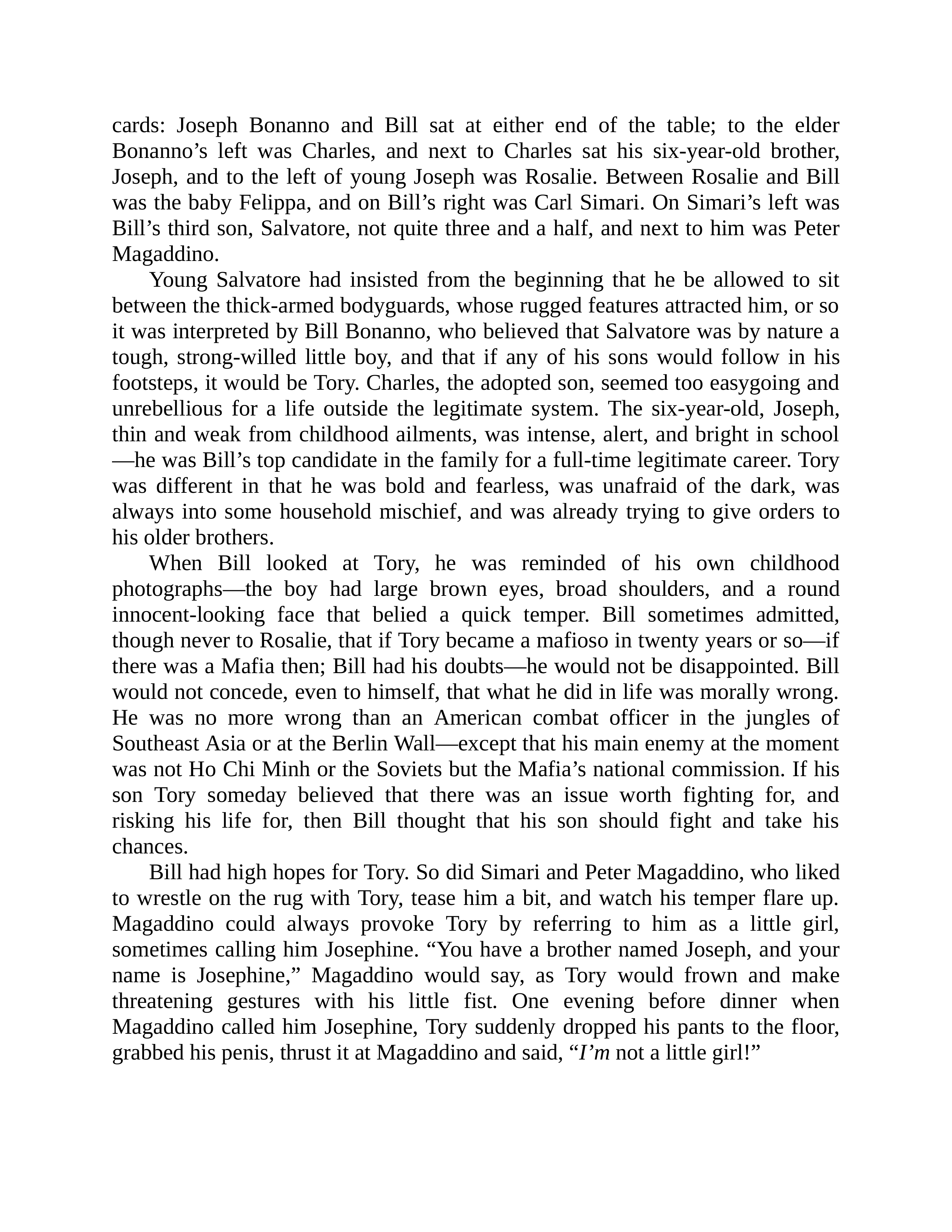 Journalist Gay Talese Honor Thy Father Biography — page 190