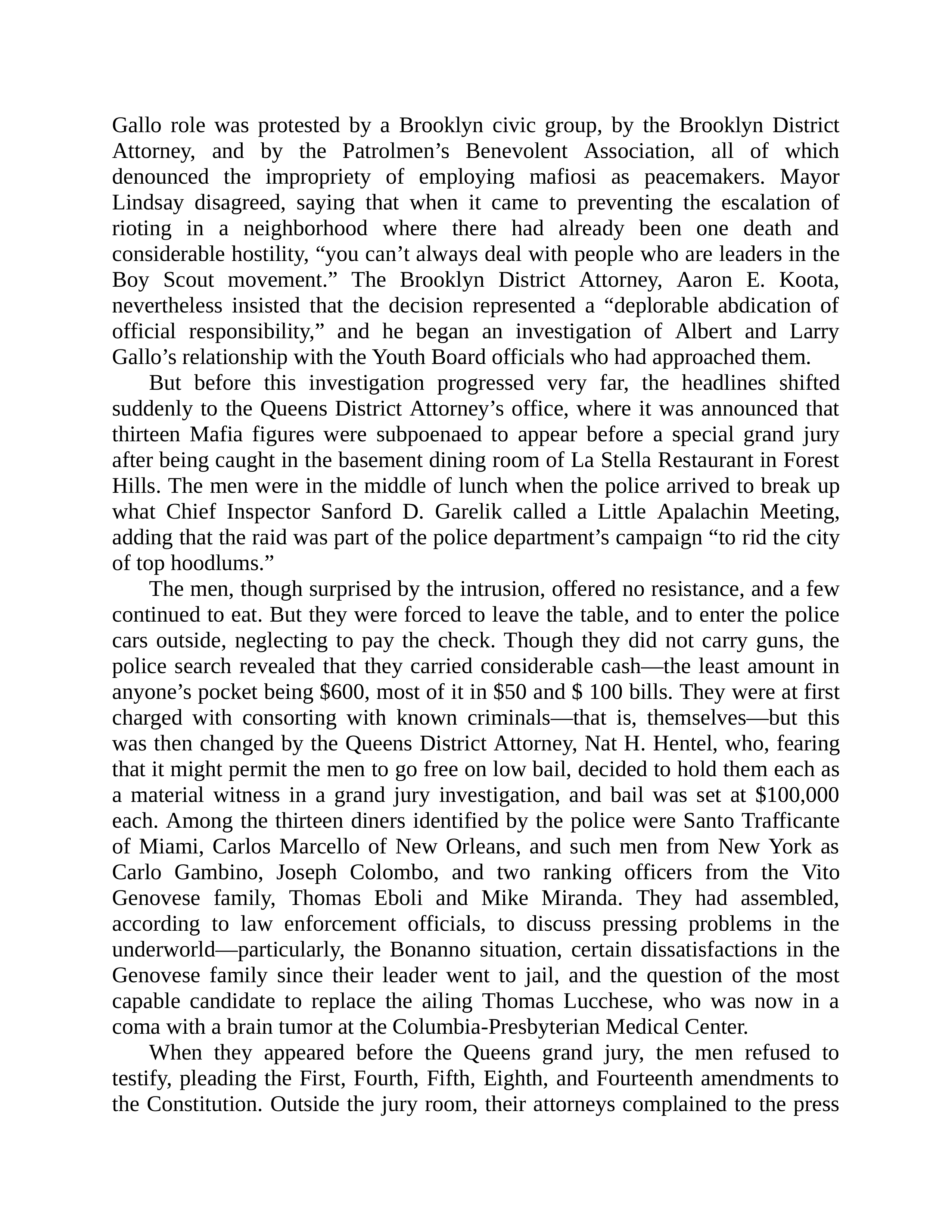 Journalist Gay Talese Honor Thy Father Biography — page 196
