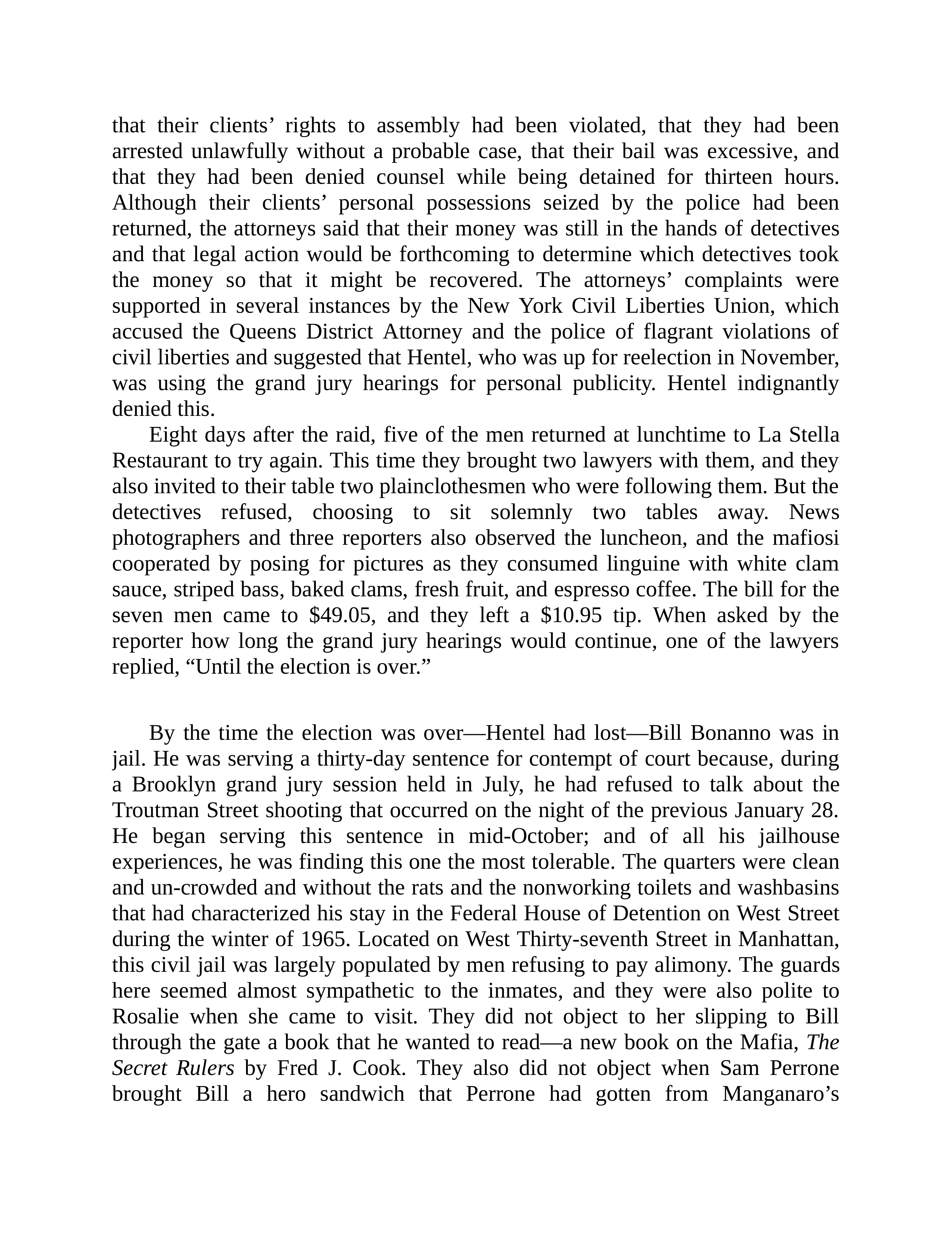 Journalist Gay Talese Honor Thy Father Biography — page 197