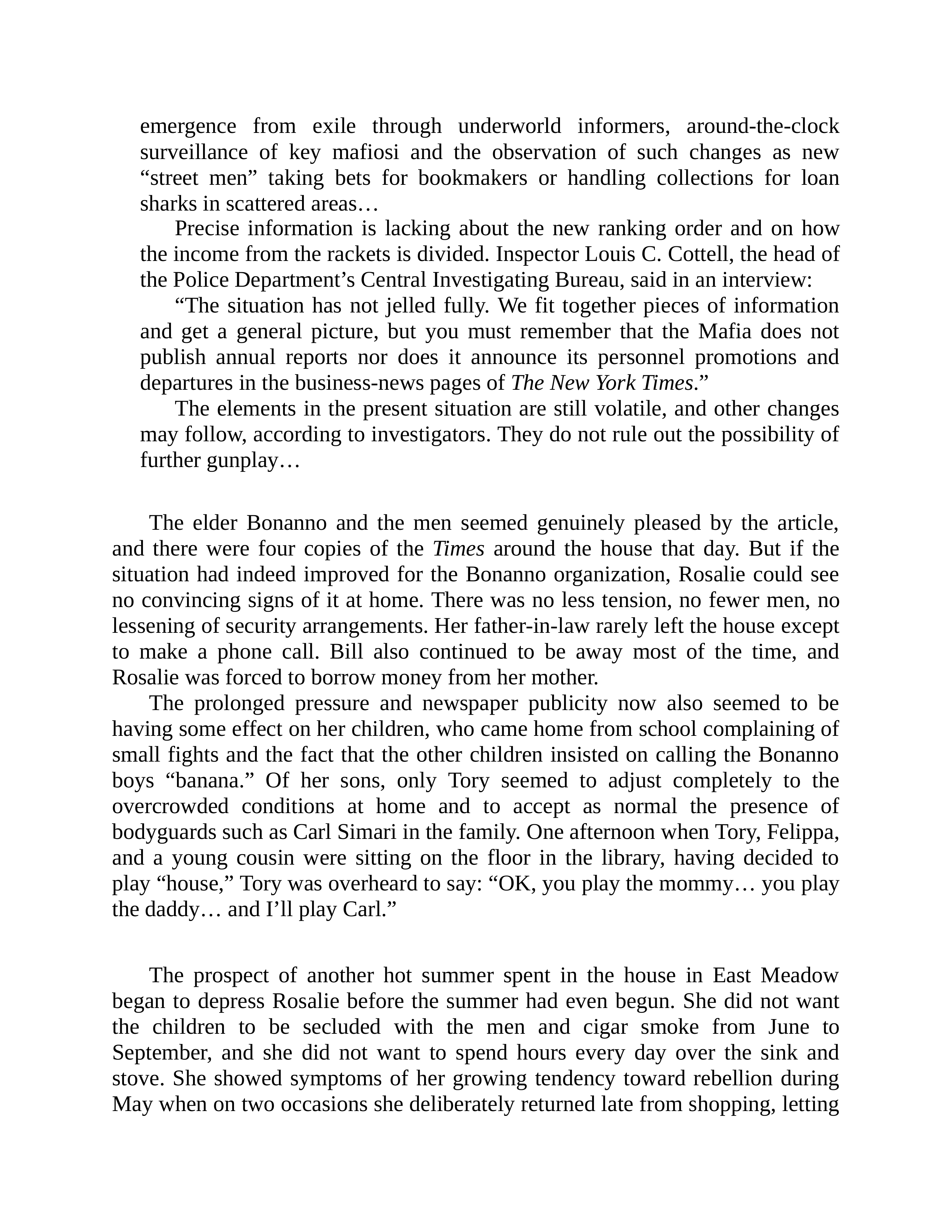 Journalist Gay Talese Honor Thy Father Biography — page 205