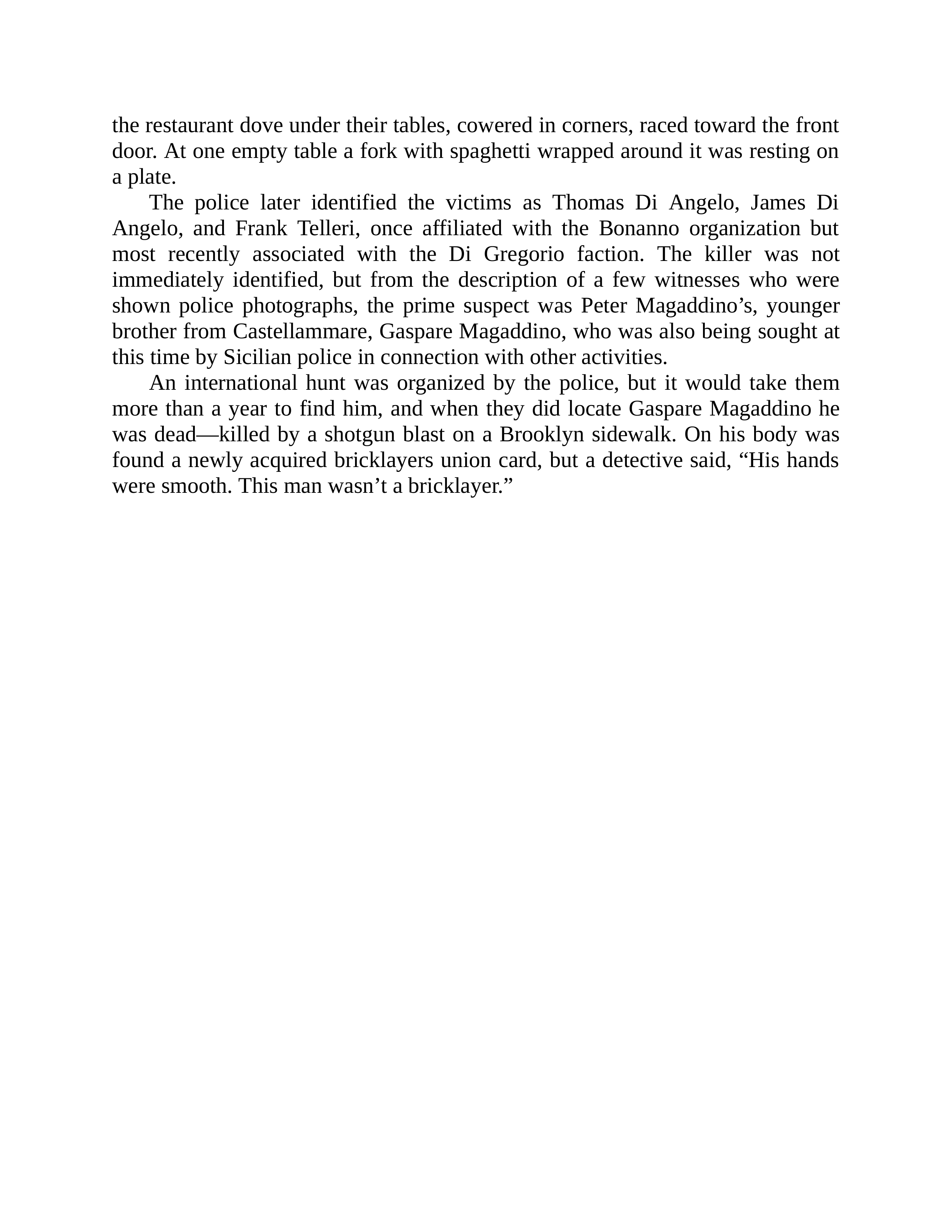 Journalist Gay Talese Honor Thy Father Biography — page 214
