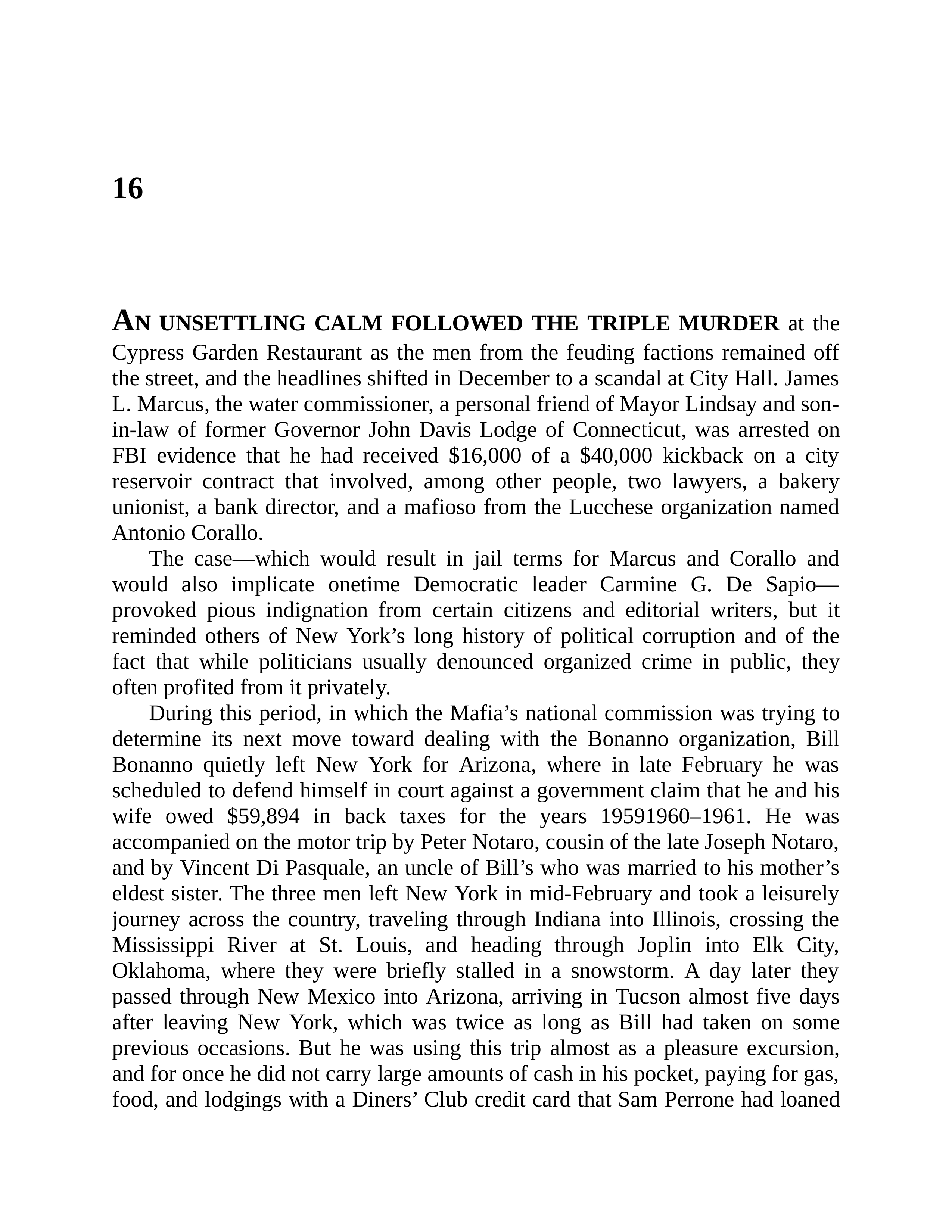 Journalist Gay Talese Honor Thy Father Biography — page 215
