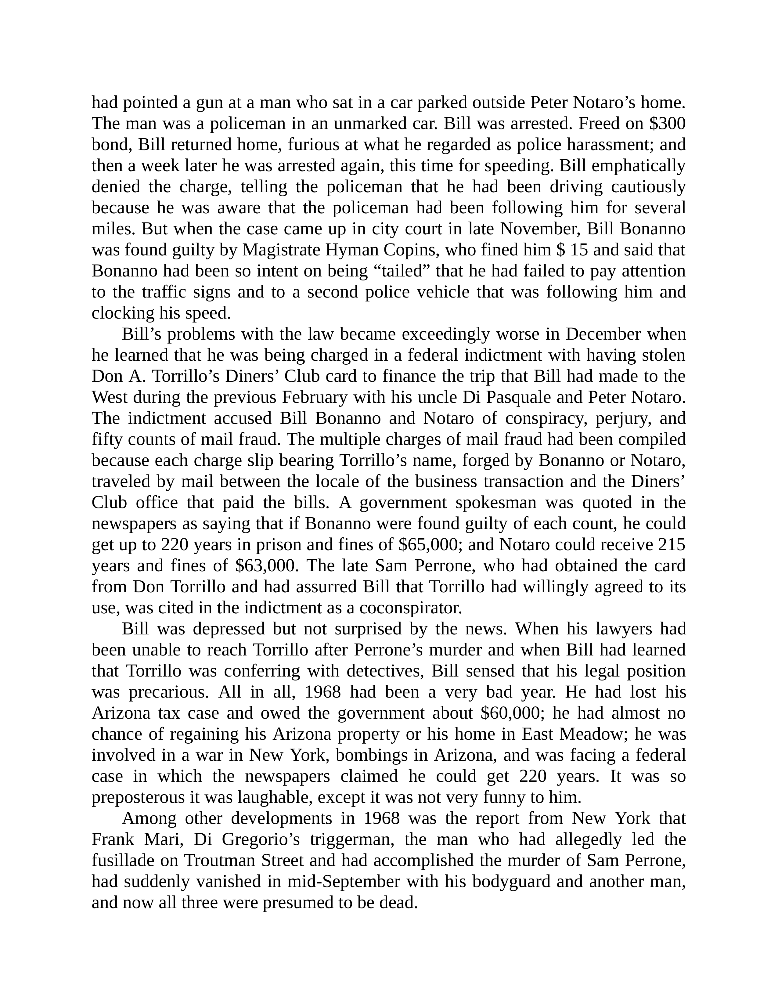 Journalist Gay Talese Honor Thy Father Biography — page 230