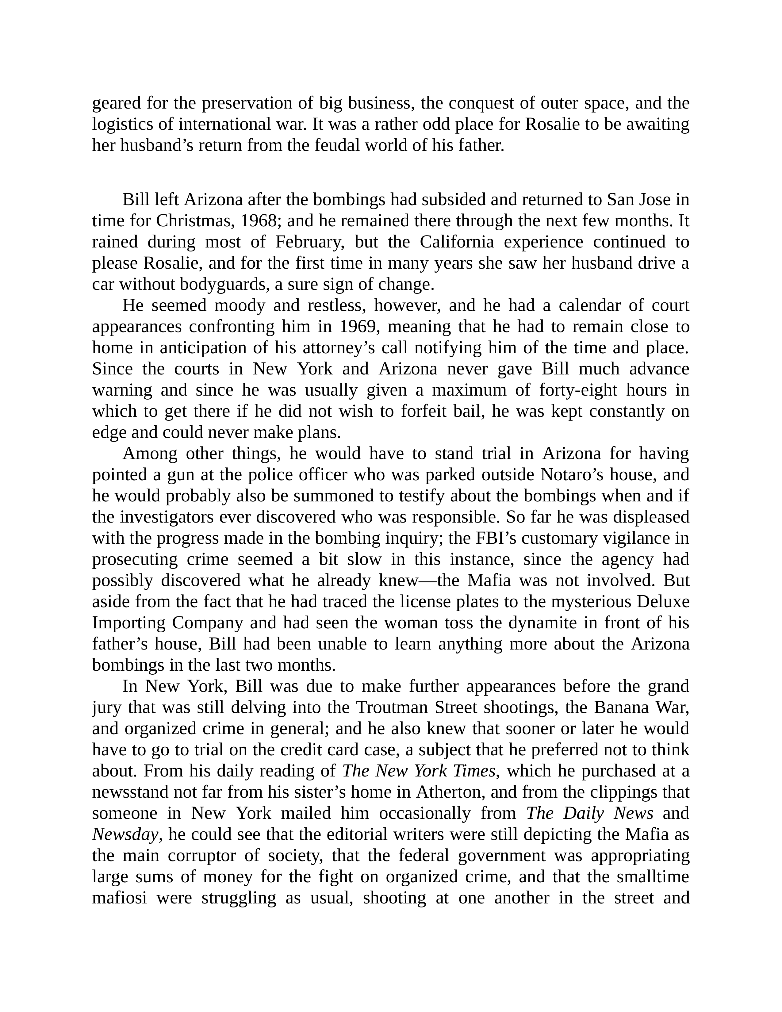 Journalist Gay Talese Honor Thy Father Biography — page 235