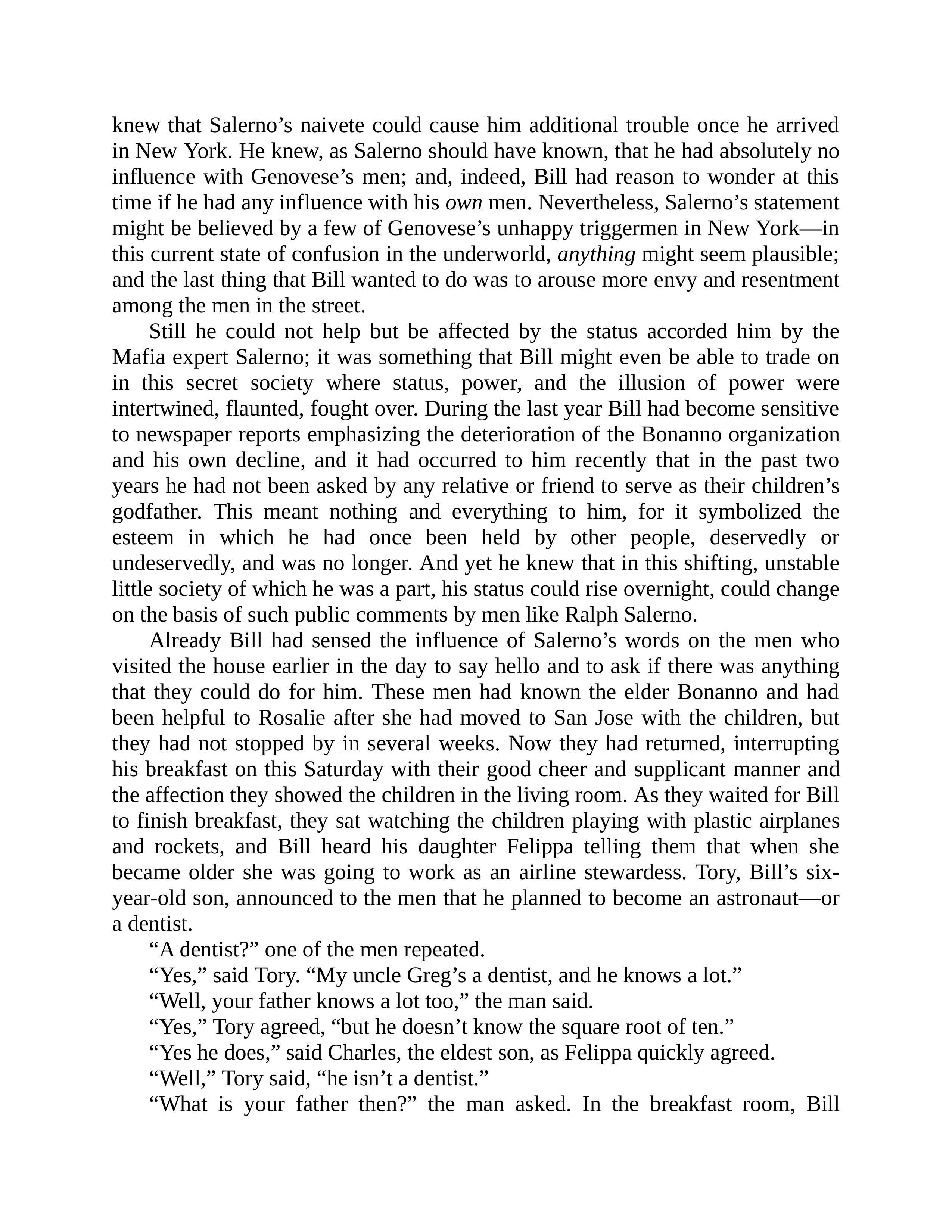 Journalist Gay Talese Honor Thy Father Biography — page 237