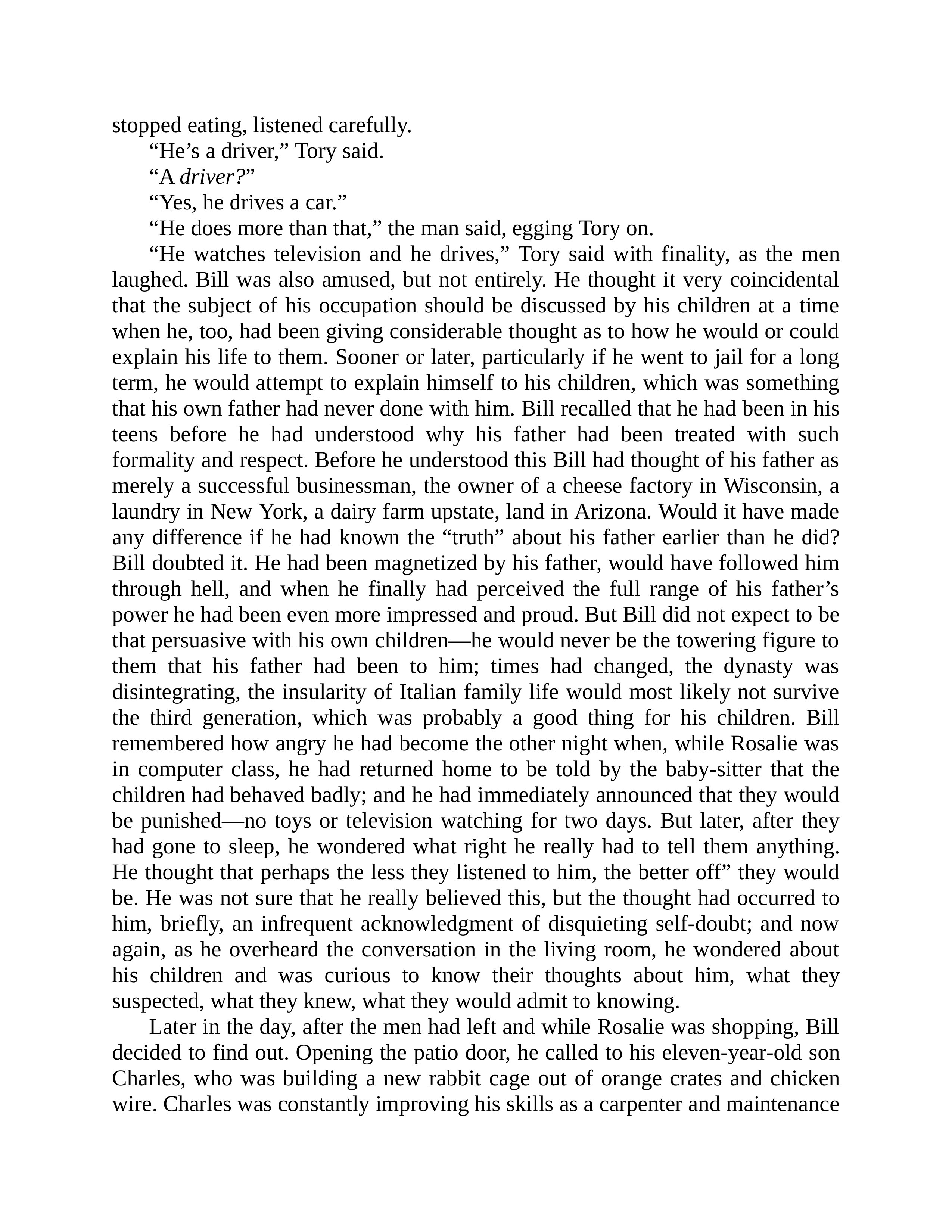 Journalist Gay Talese Honor Thy Father Biography — page 238