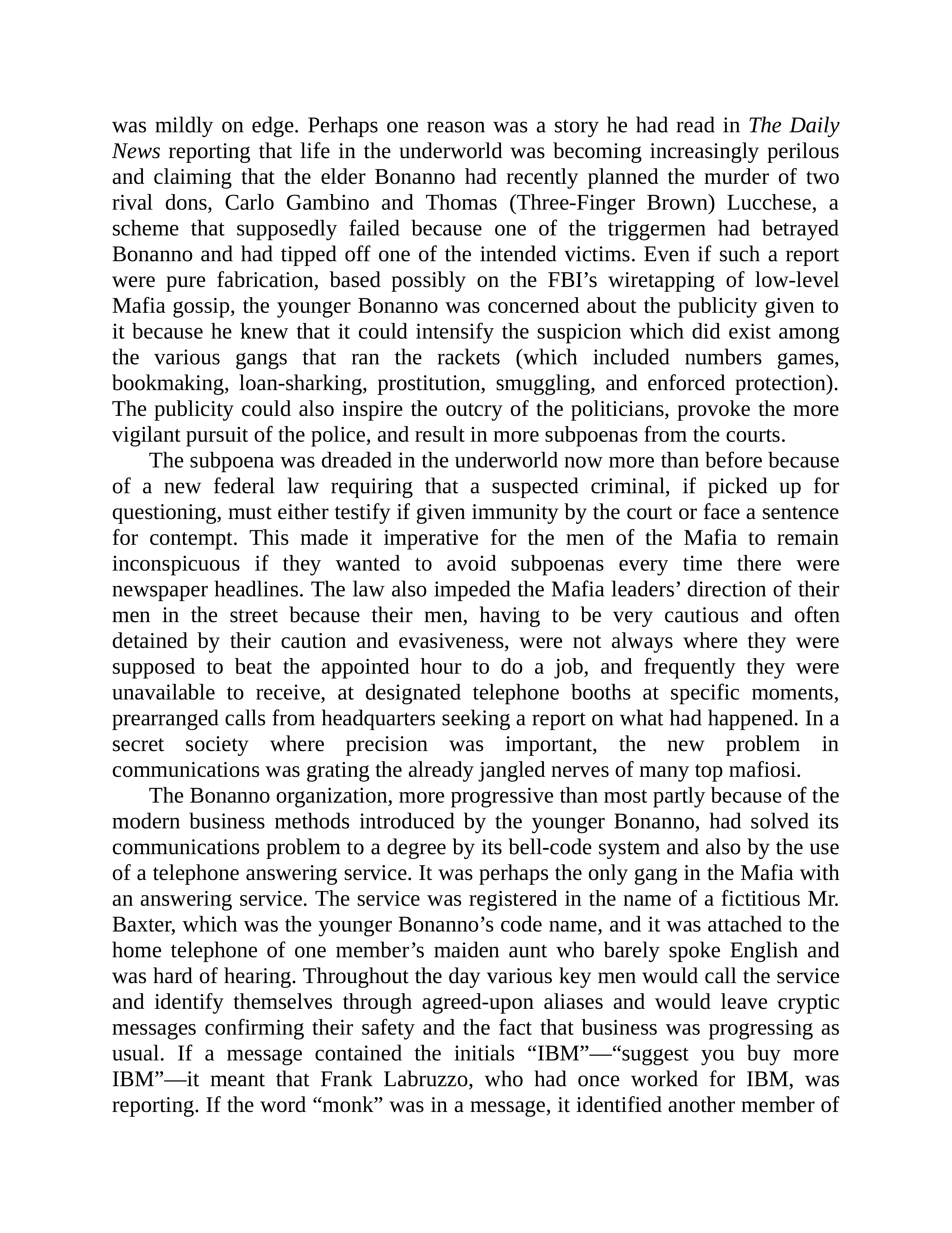 Journalist Gay Talese Honor Thy Father Biography — page 24
