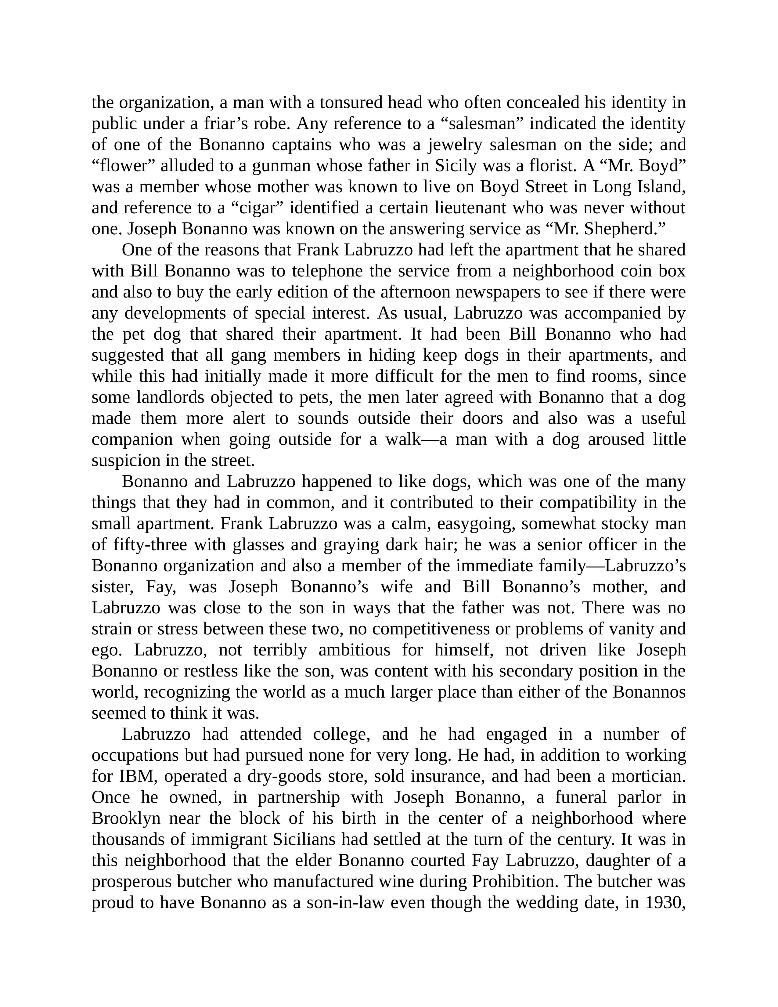 Journalist Gay Talese Honor Thy Father Biography — page 25