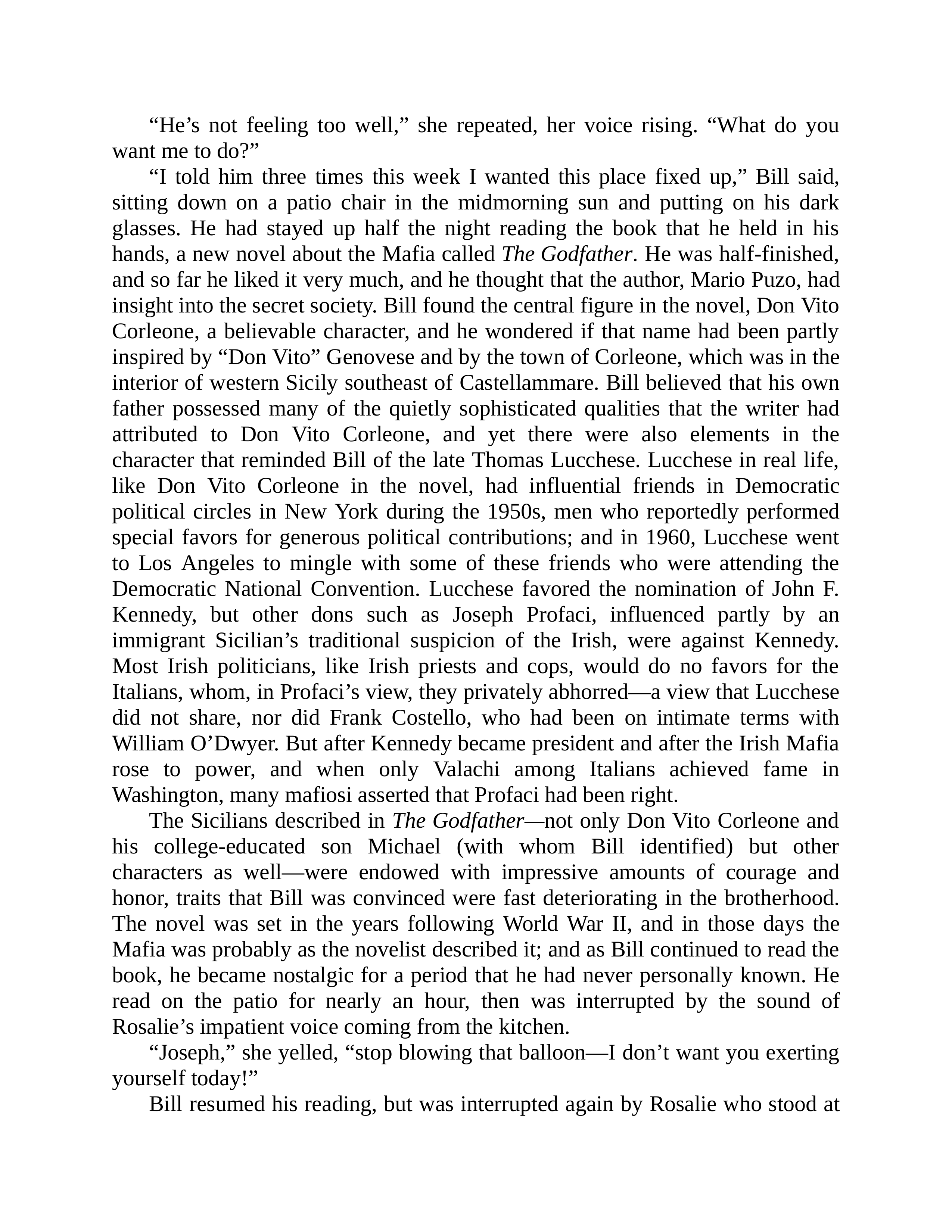 Journalist Gay Talese Honor Thy Father Biography — page 257