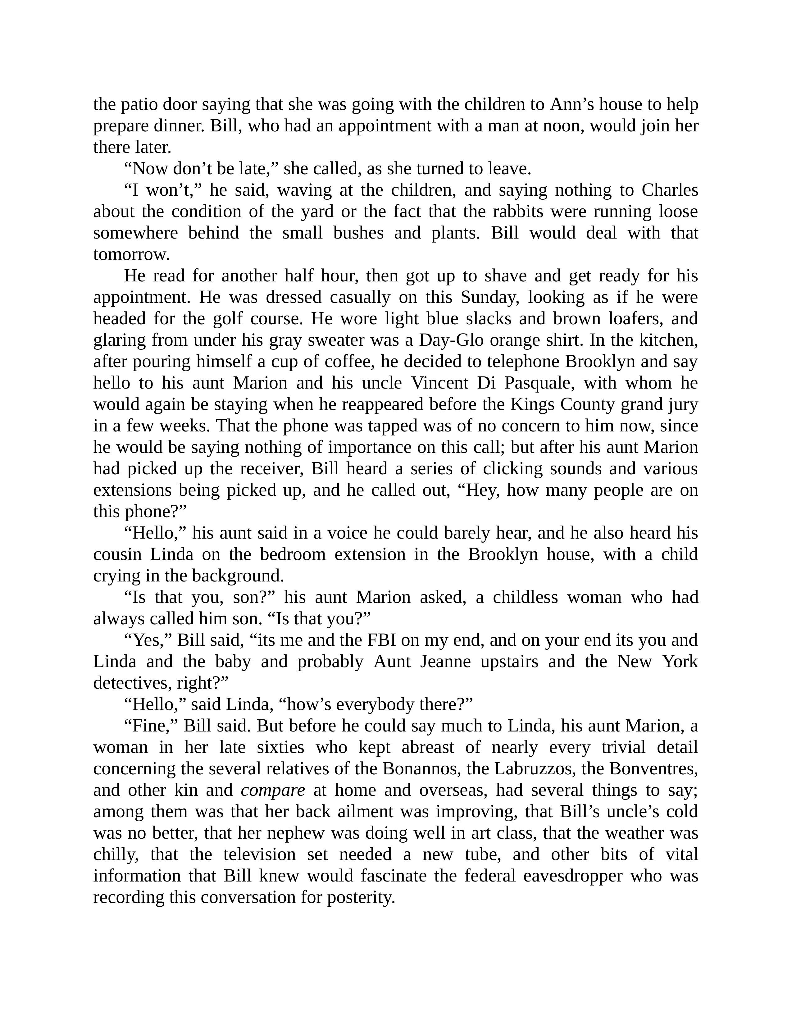 Journalist Gay Talese Honor Thy Father Biography — page 258