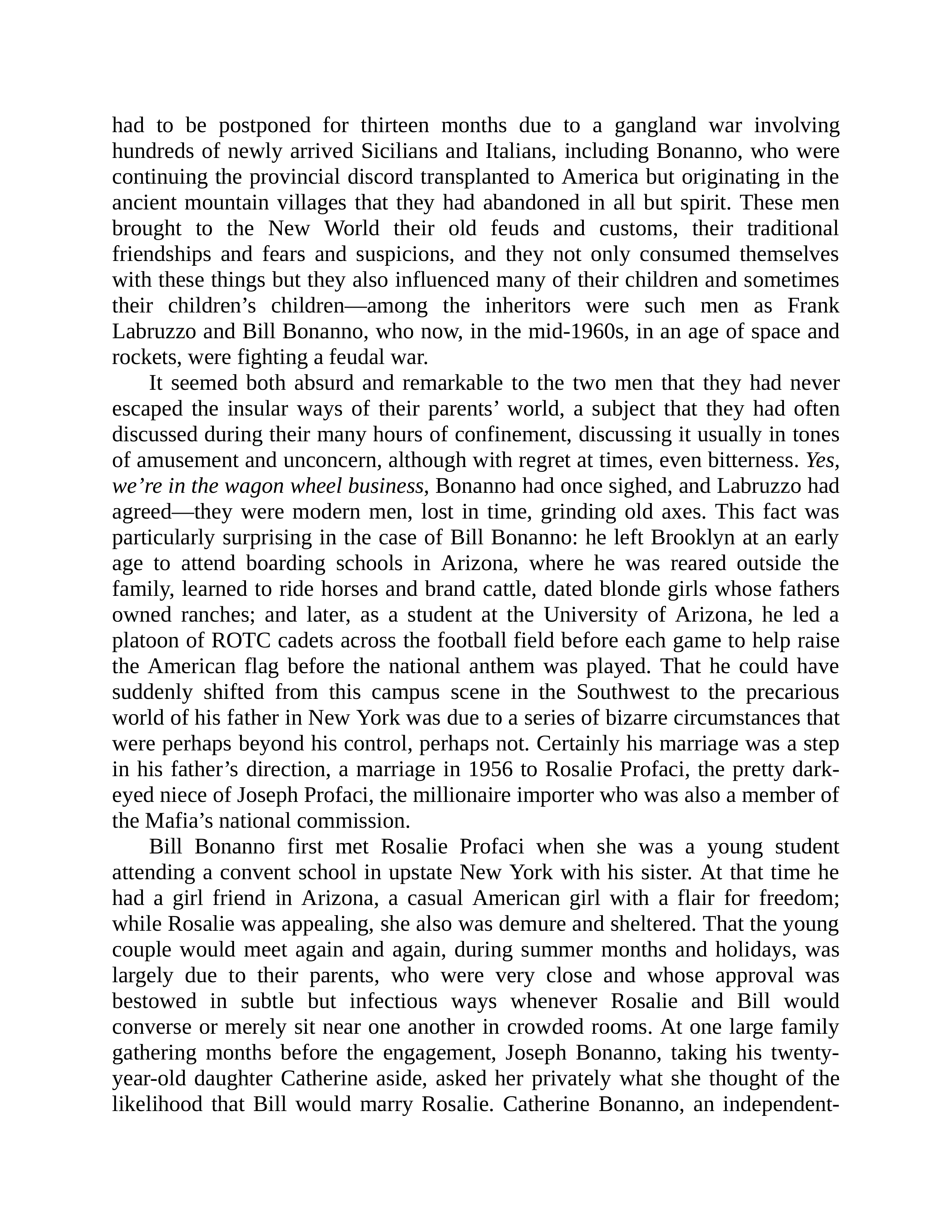 Journalist Gay Talese Honor Thy Father Biography — page 26