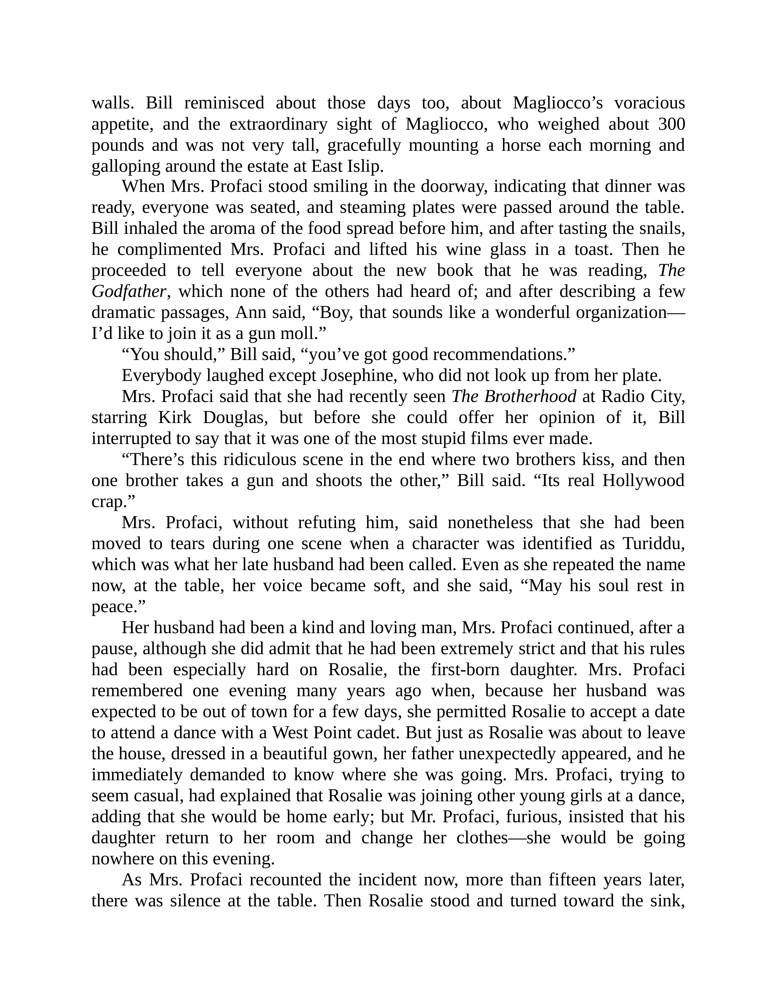 Journalist Gay Talese Honor Thy Father Biography — page 260