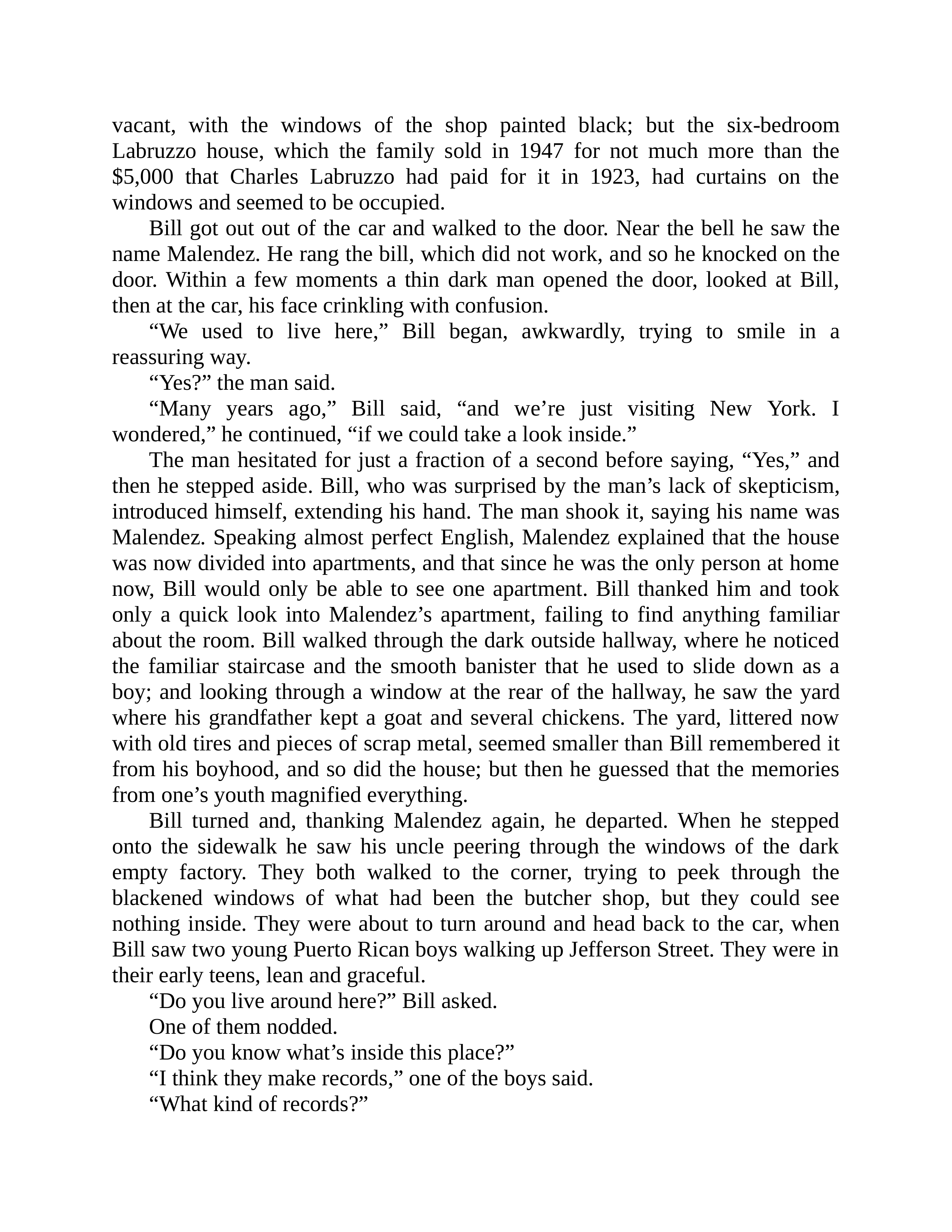 Journalist Gay Talese Honor Thy Father Biography — page 271