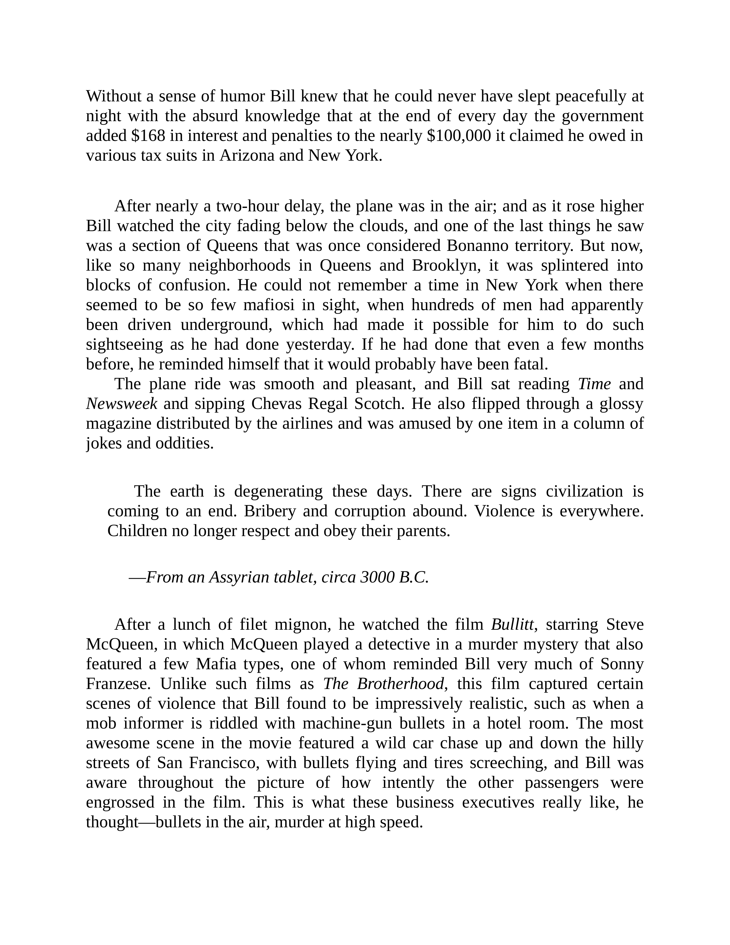 Journalist Gay Talese Honor Thy Father Biography — page 276