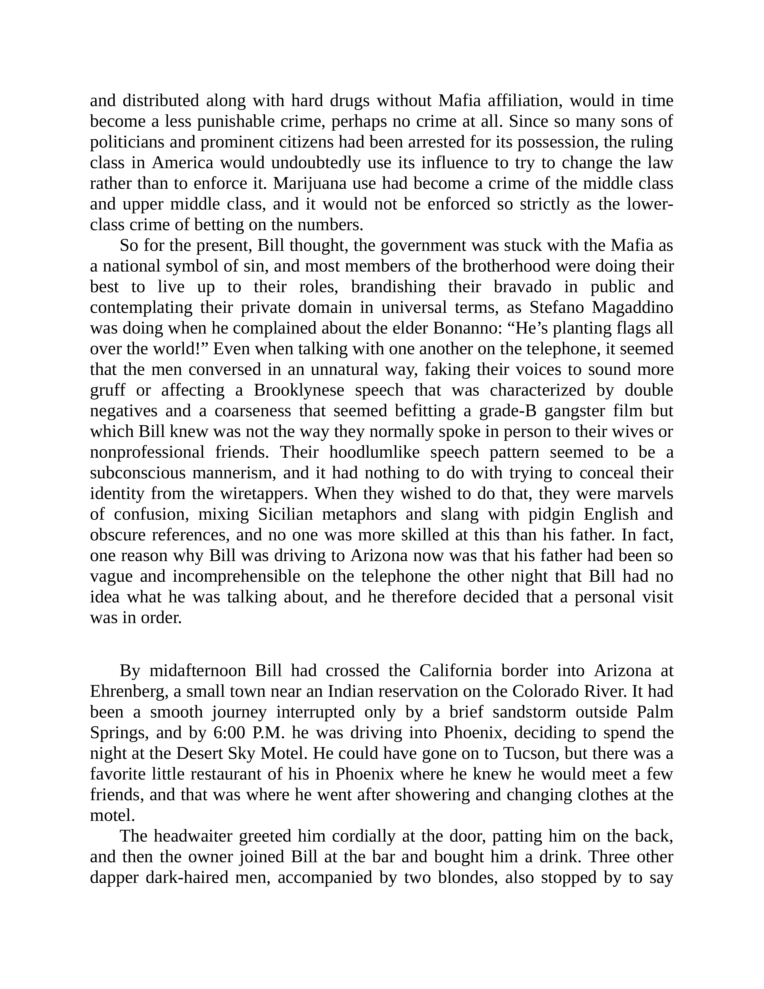 Journalist Gay Talese Honor Thy Father Biography — page 295