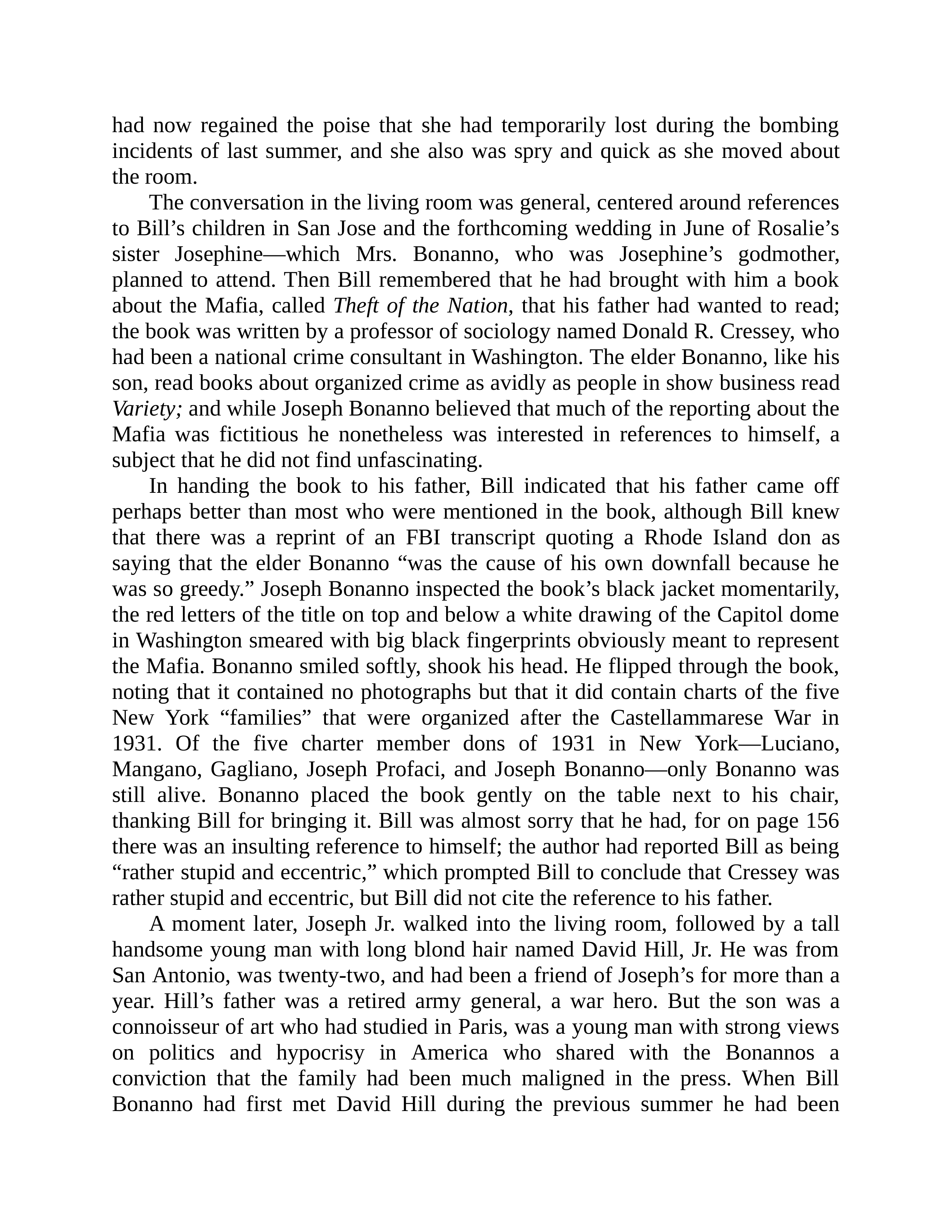 Journalist Gay Talese Honor Thy Father Biography — page 301
