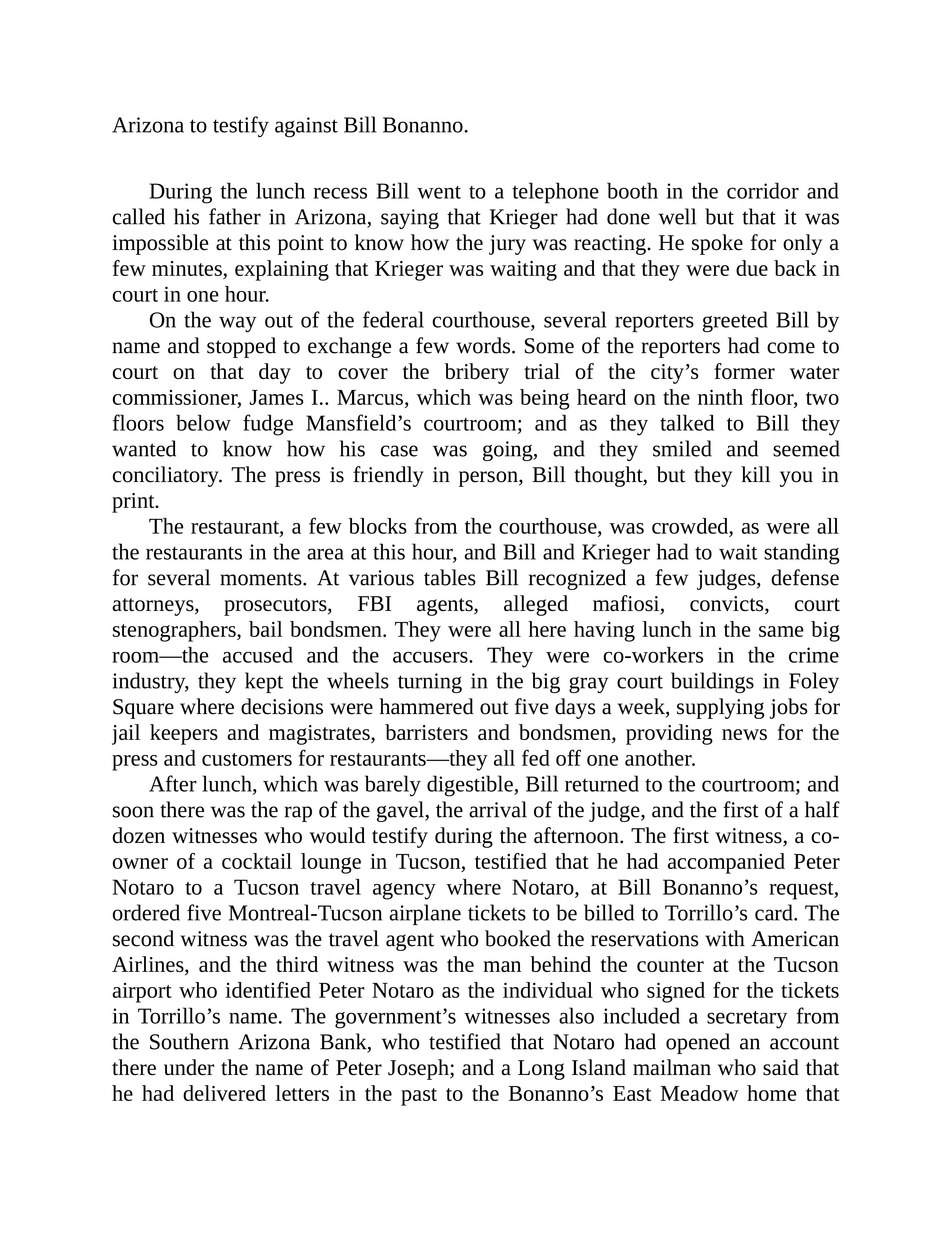 Journalist Gay Talese Honor Thy Father Biography — page 358