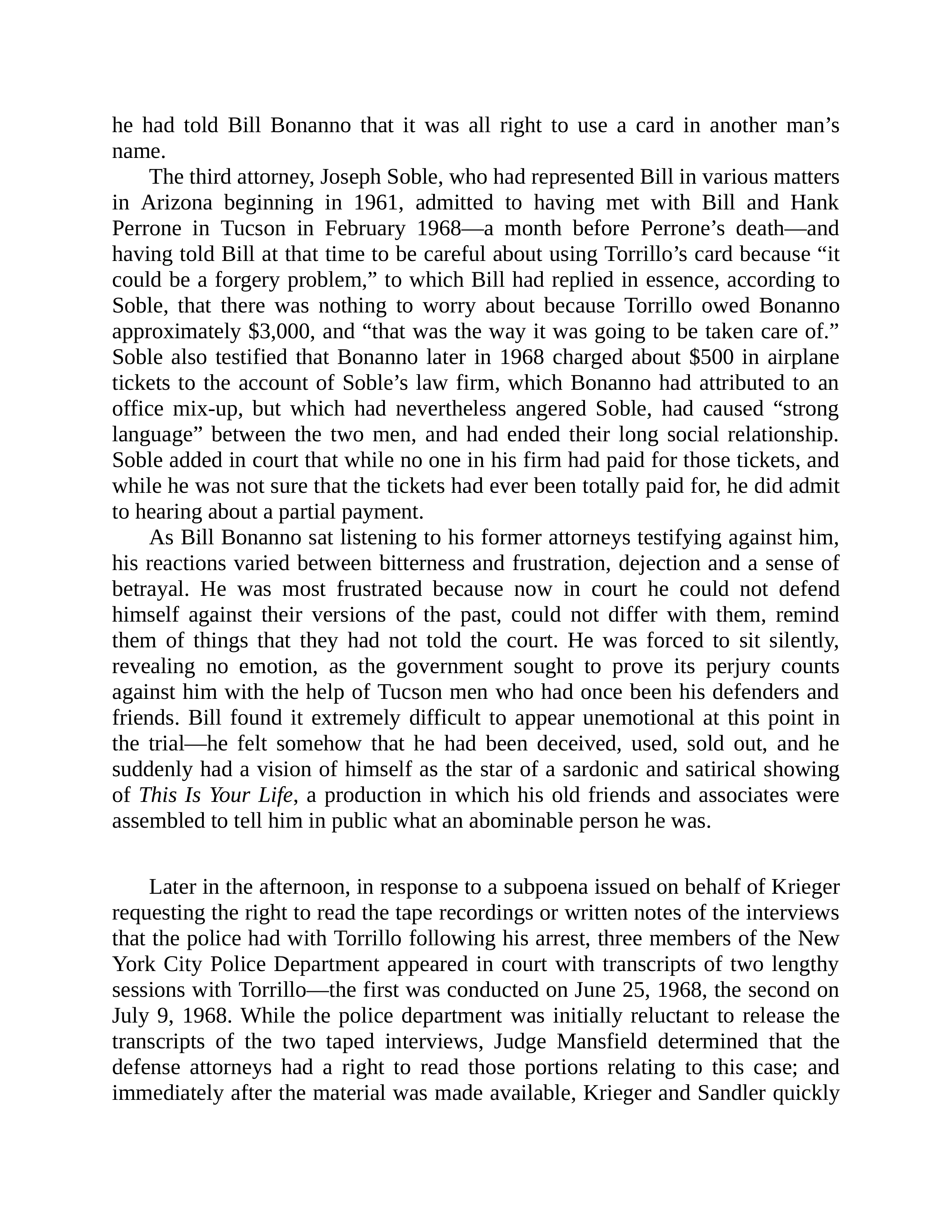 Journalist Gay Talese Honor Thy Father Biography — page 360