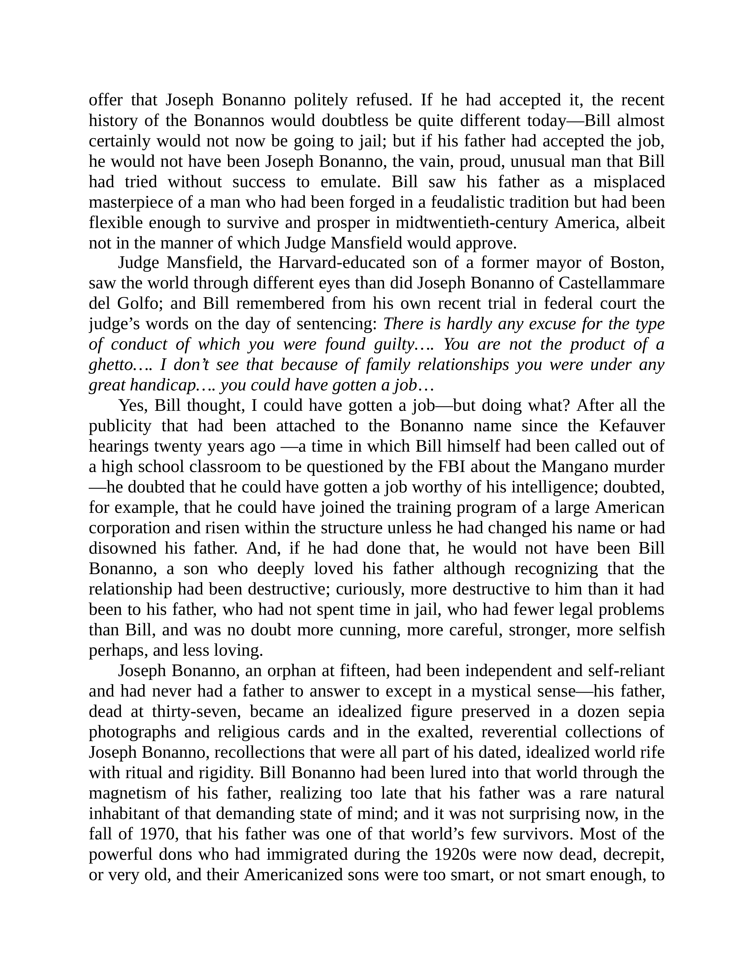 Journalist Gay Talese Honor Thy Father Biography — page 395