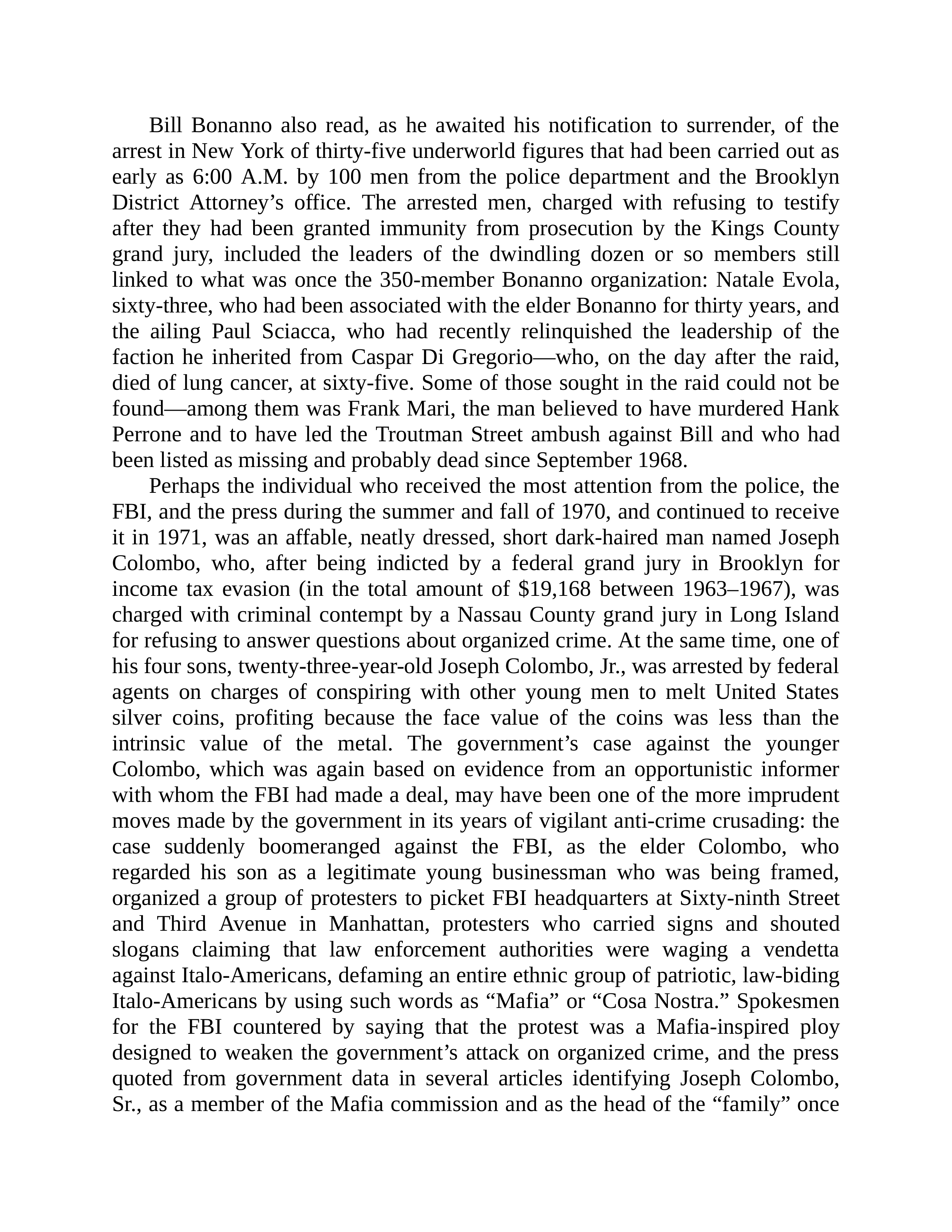 Journalist Gay Talese Honor Thy Father Biography — page 397