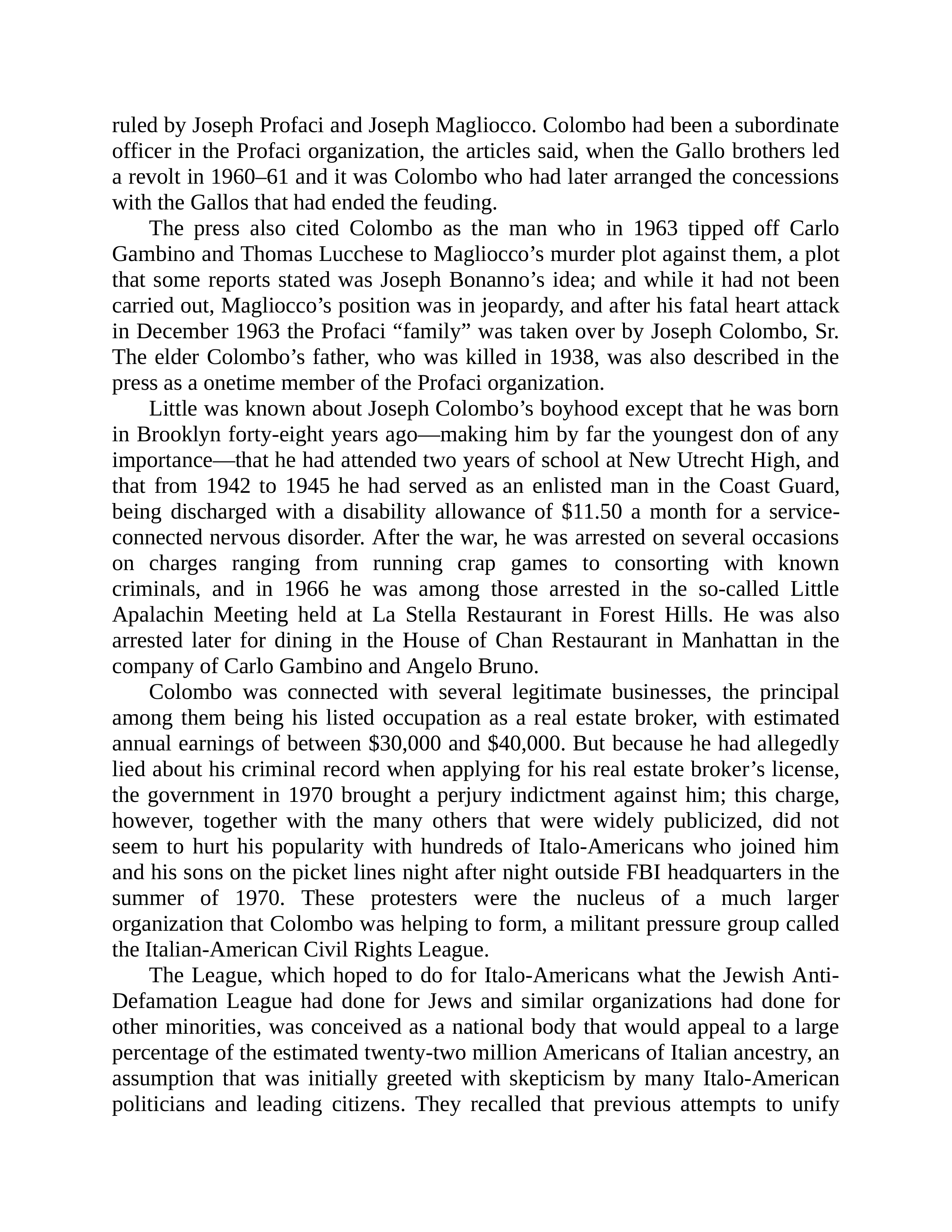 Journalist Gay Talese Honor Thy Father Biography — page 398