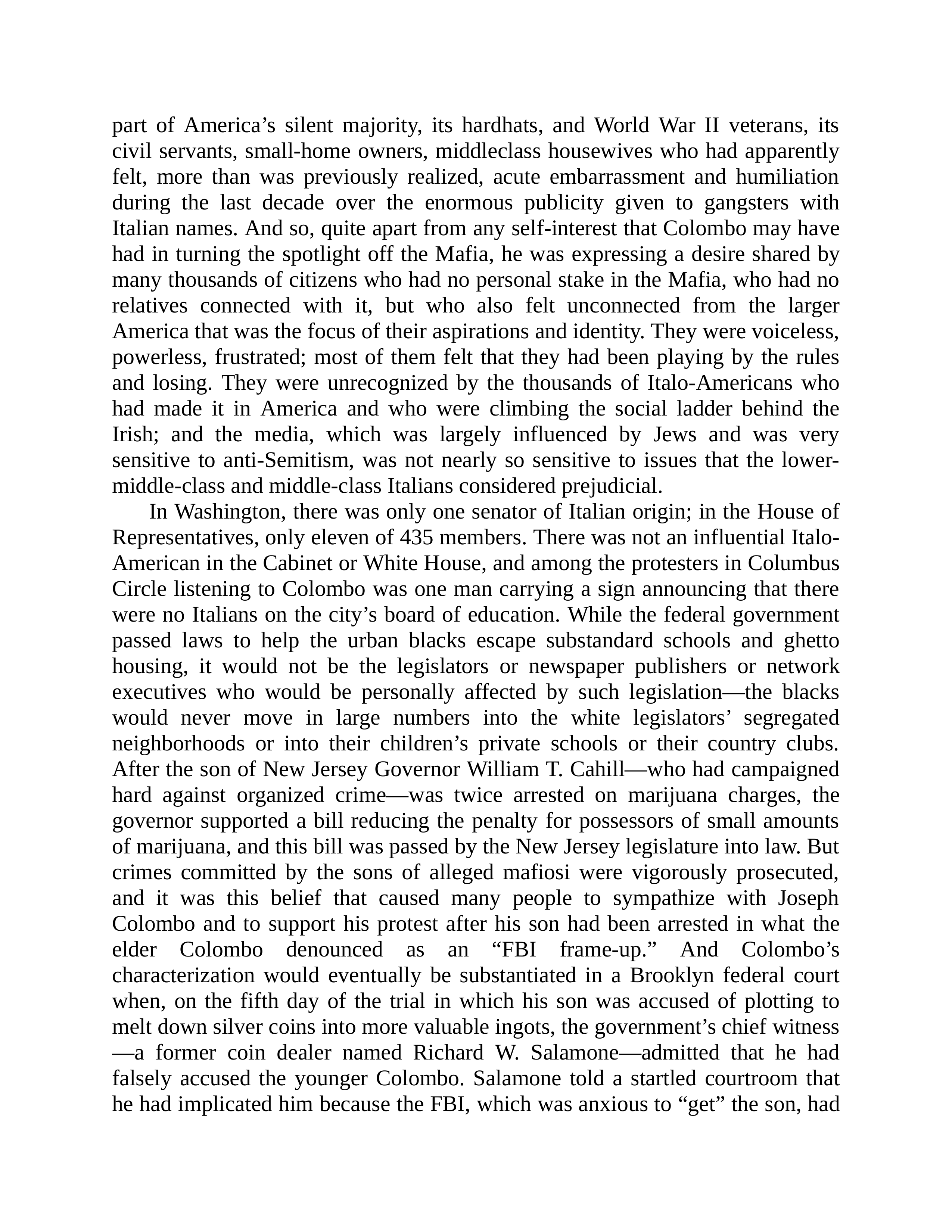 Journalist Gay Talese Honor Thy Father Biography — page 400