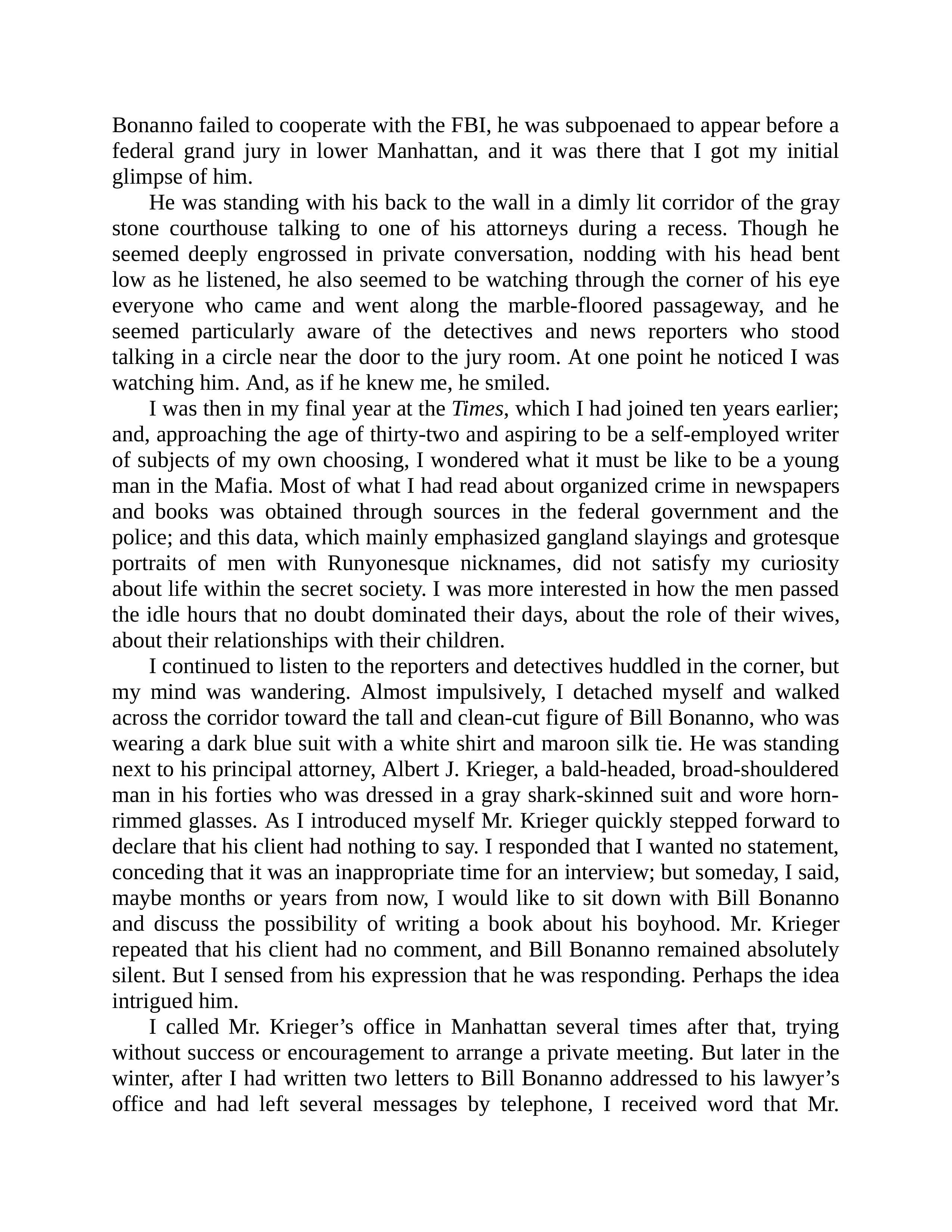 Journalist Gay Talese Honor Thy Father Biography — page 411
