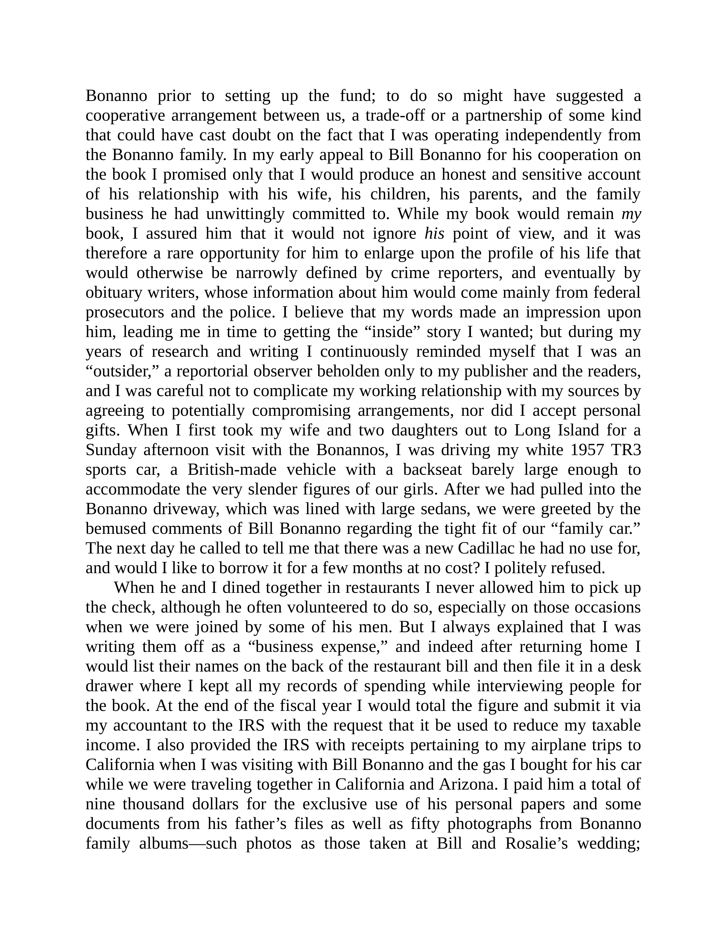 Journalist Gay Talese Honor Thy Father Biography — page 419