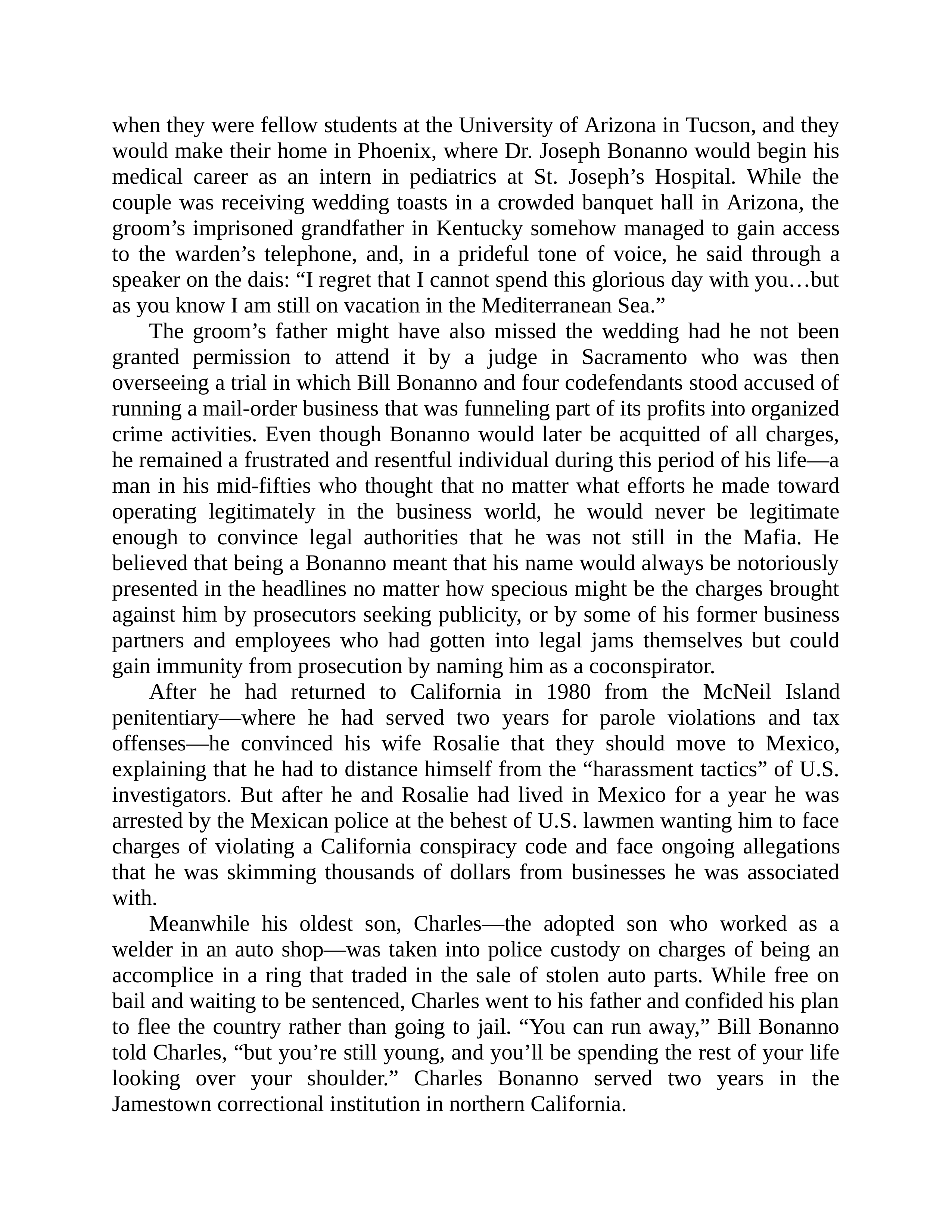 Journalist Gay Talese Honor Thy Father Biography — page 426