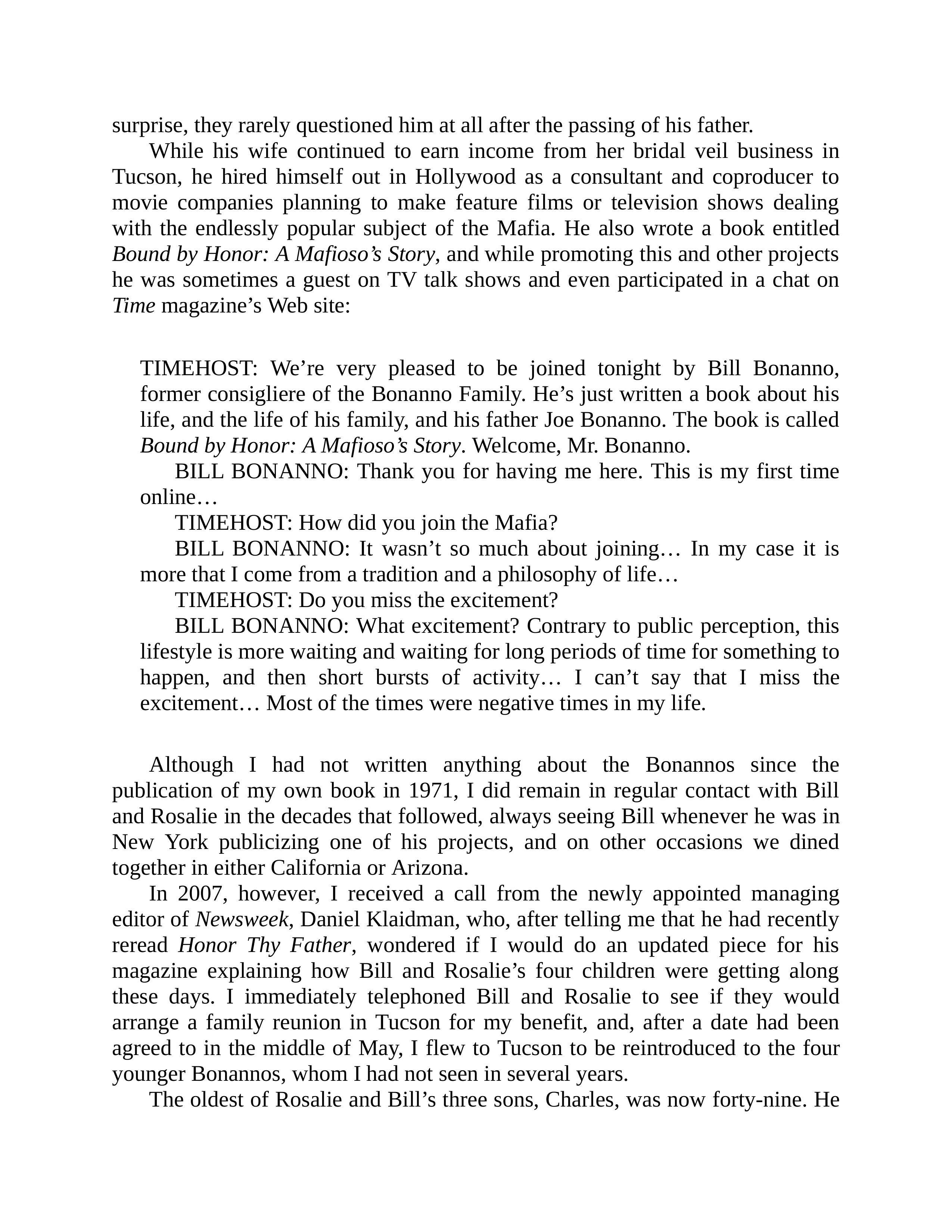 Journalist Gay Talese Honor Thy Father Biography — page 429