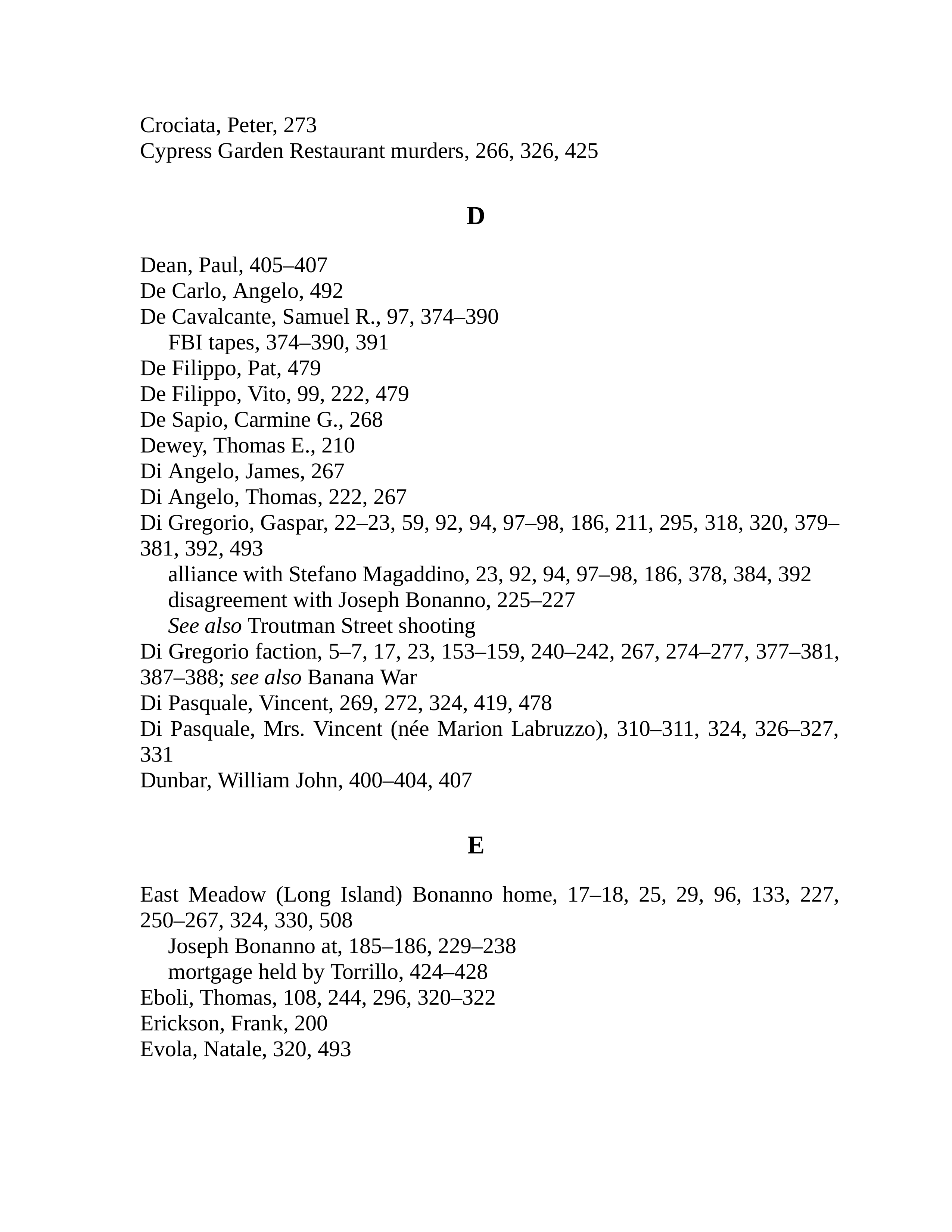Journalist Gay Talese Honor Thy Father Biography — page 438