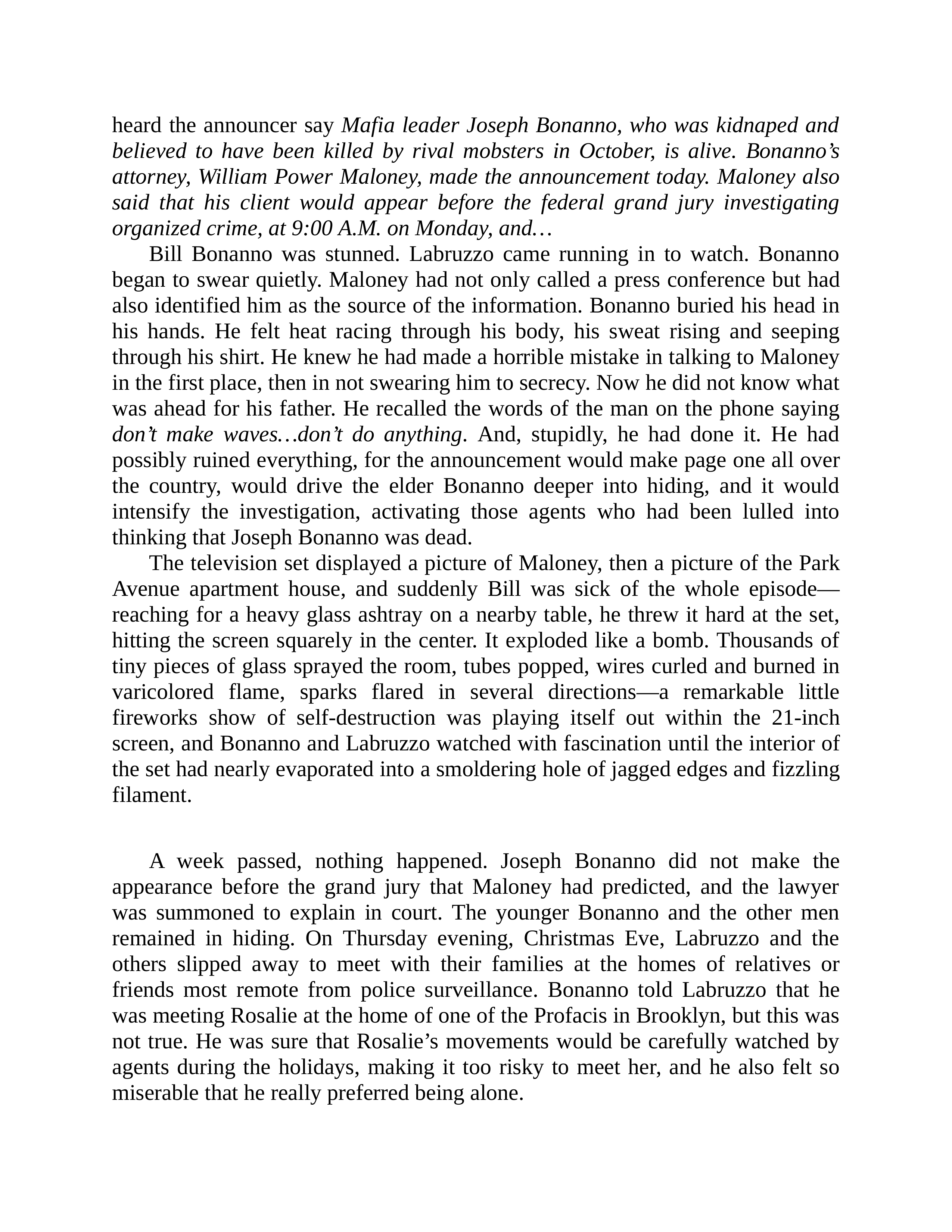 Journalist Gay Talese Honor Thy Father Biography — page 69