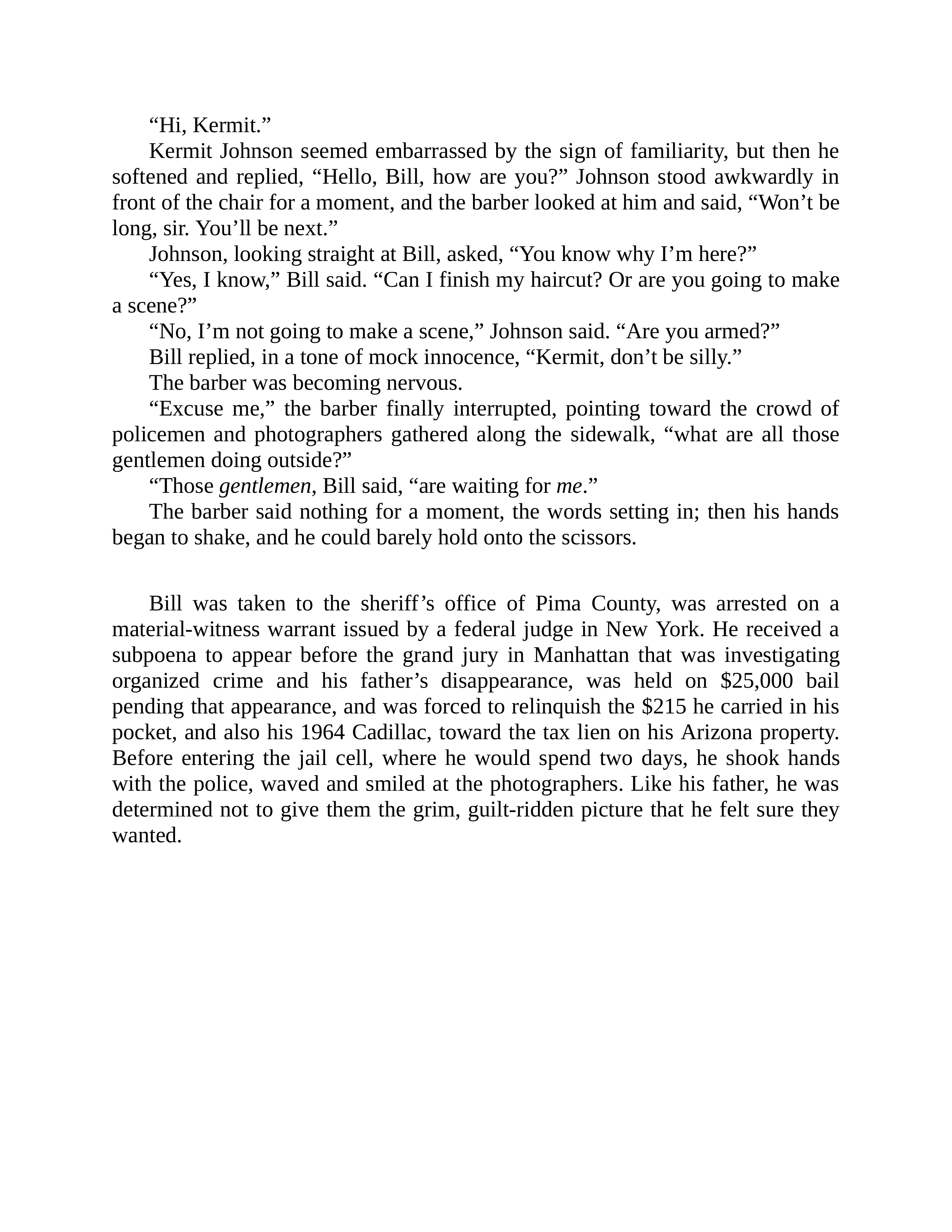 Journalist Gay Talese Honor Thy Father Biography — page 95