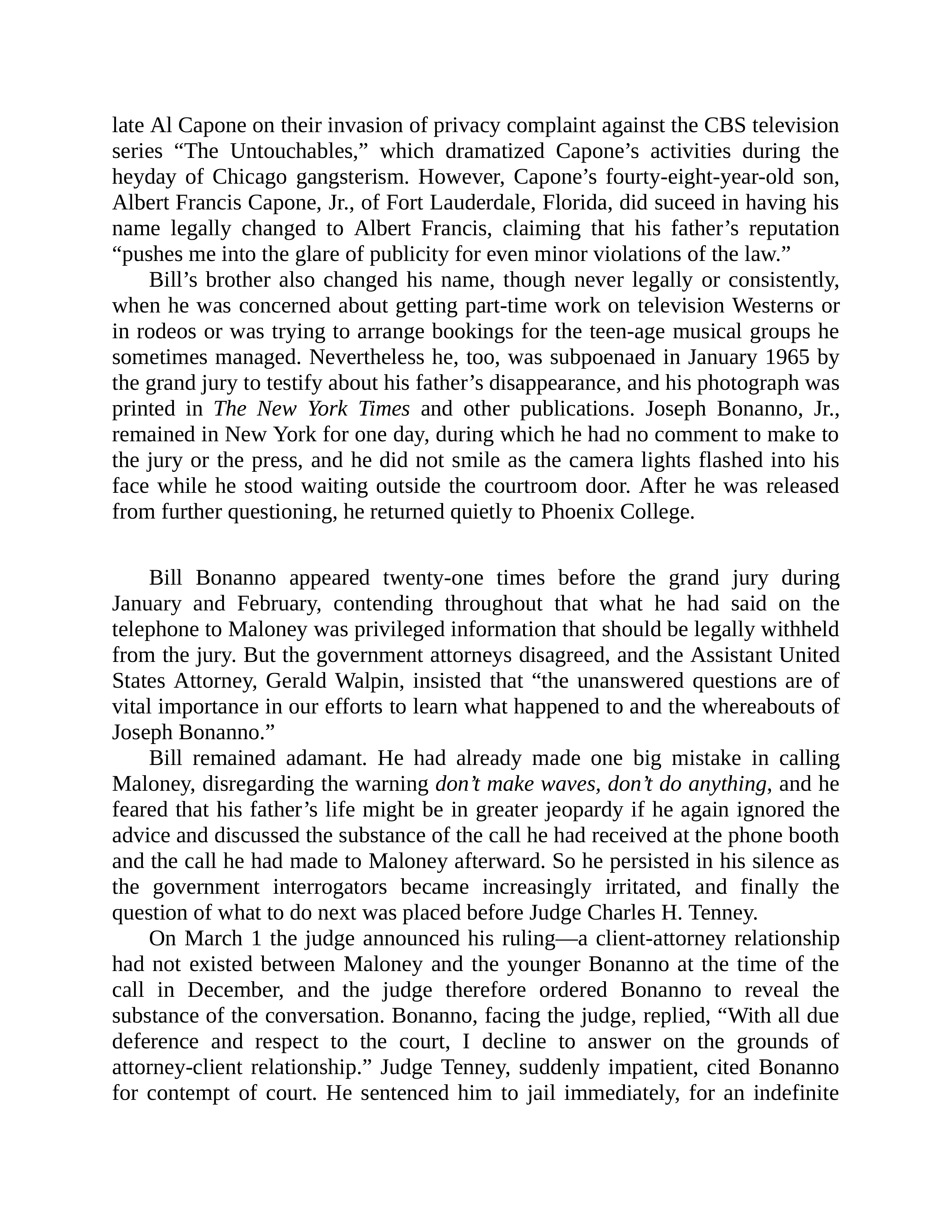 Journalist Gay Talese Honor Thy Father Biography — page 99