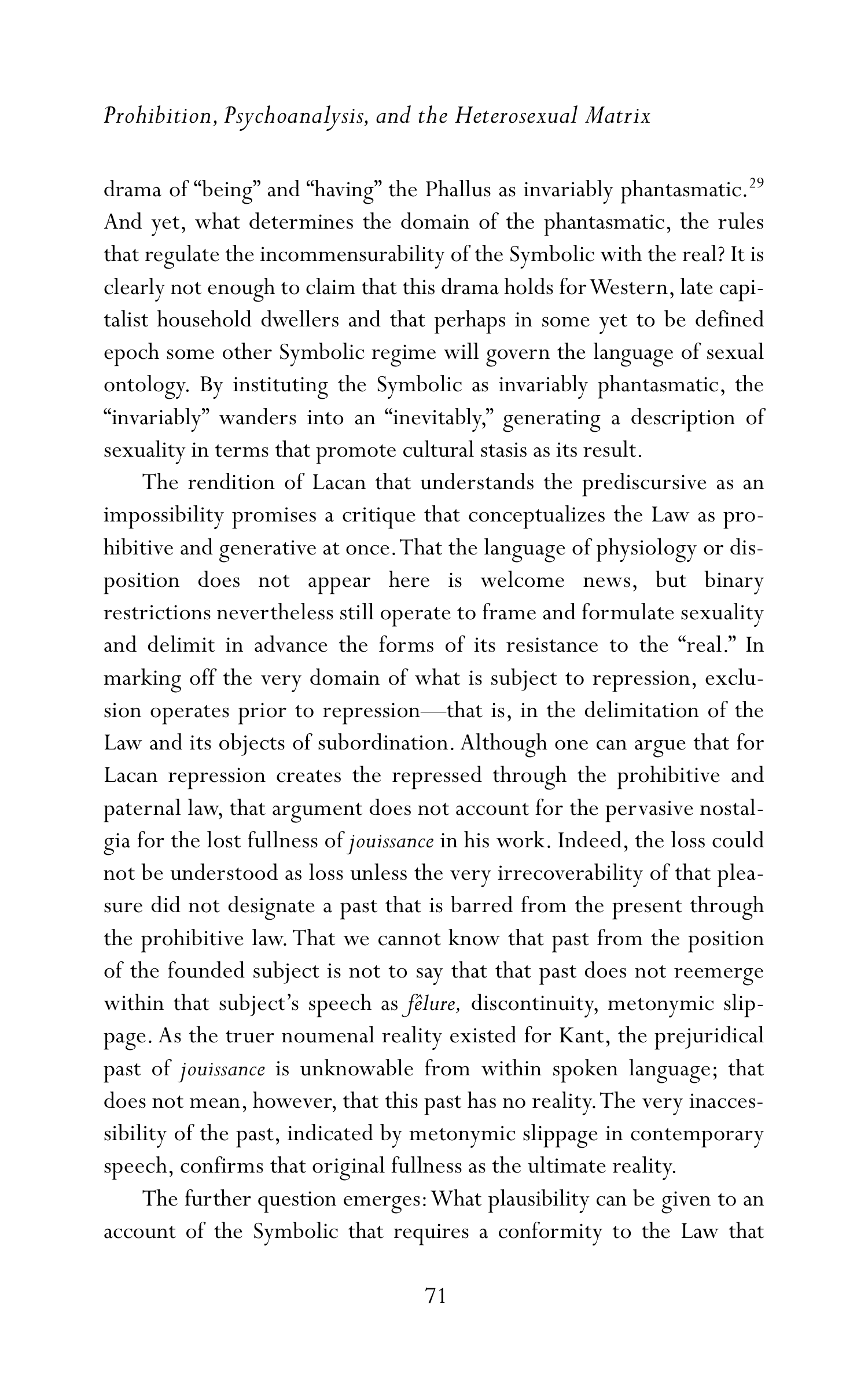 Judith Butler Gender Trouble Biography — page 106