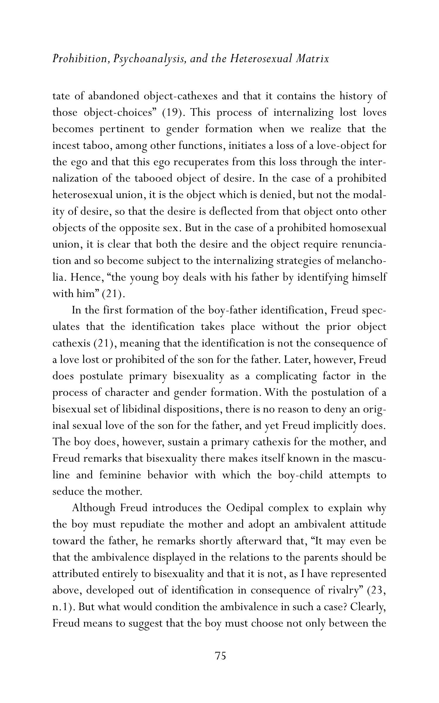 Judith Butler Gender Trouble Biography — page 110