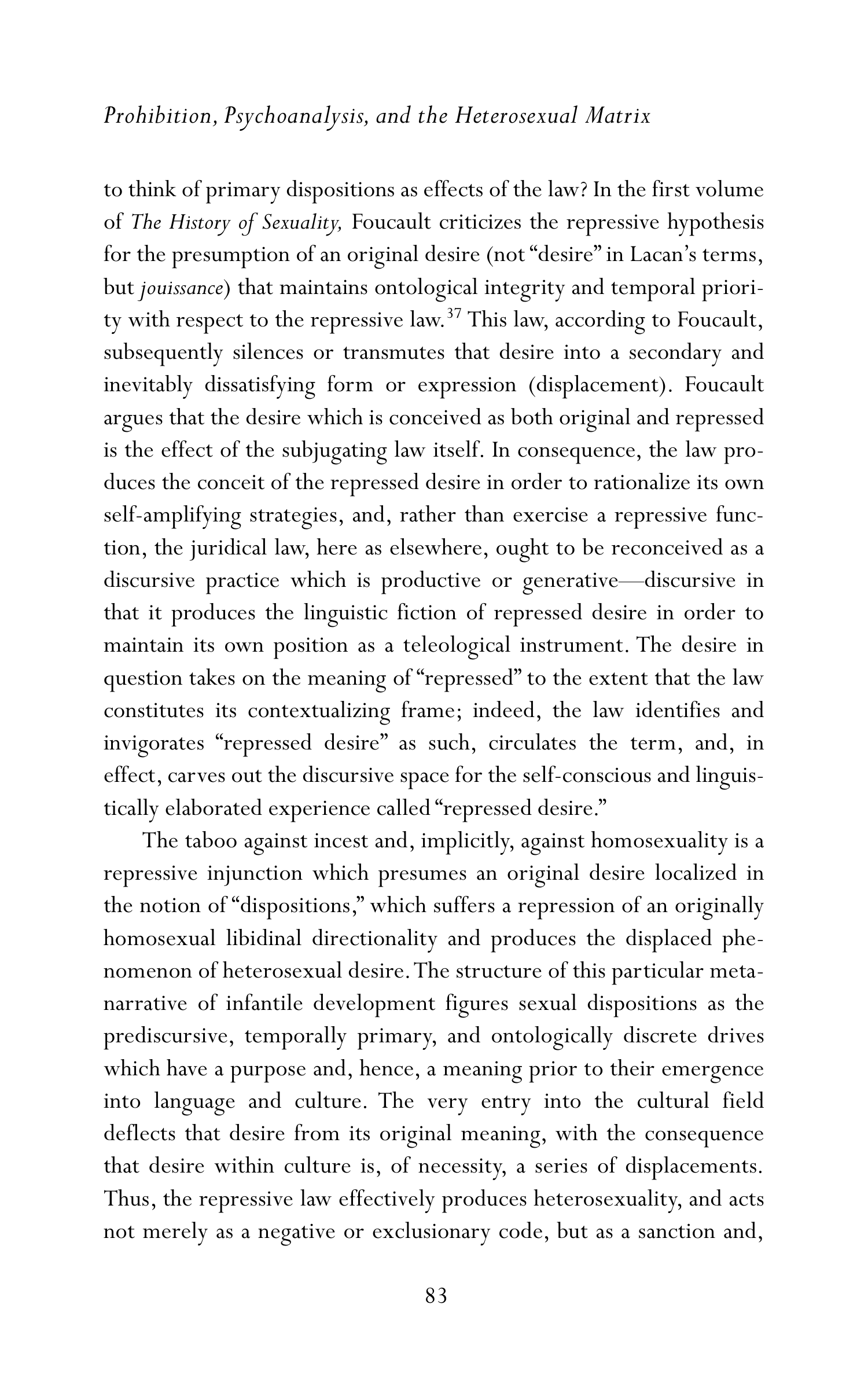 Judith Butler Gender Trouble Biography — page 118