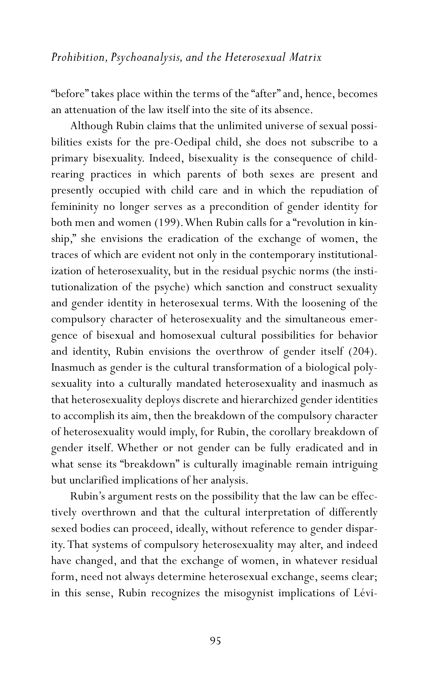 Judith Butler Gender Trouble Biography — page 130