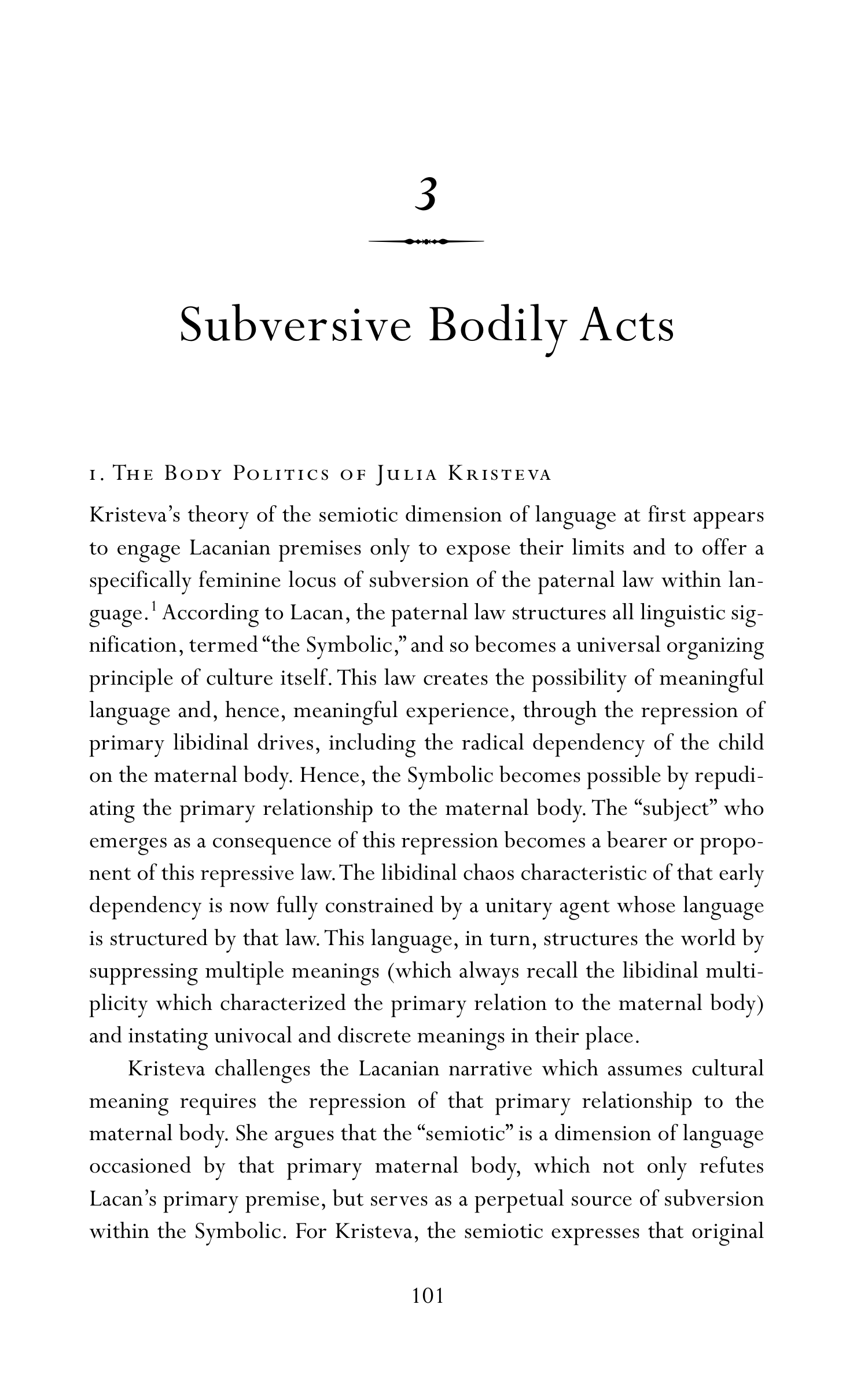 Judith Butler Gender Trouble Biography — page 136